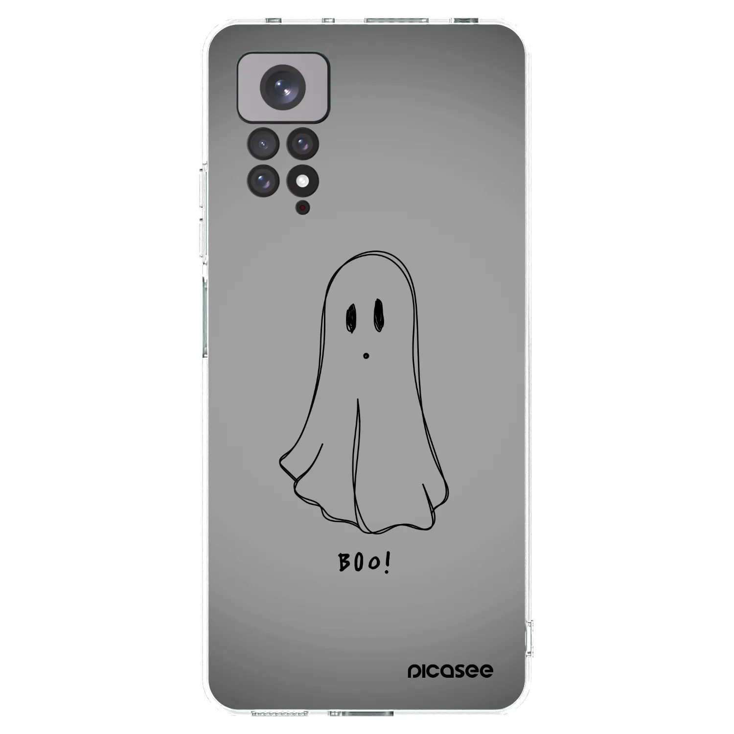 Picasee átlátszó szilikon tok az alábbi mobiltelefonokra Xiaomi Redmi Note 11 - Ghost