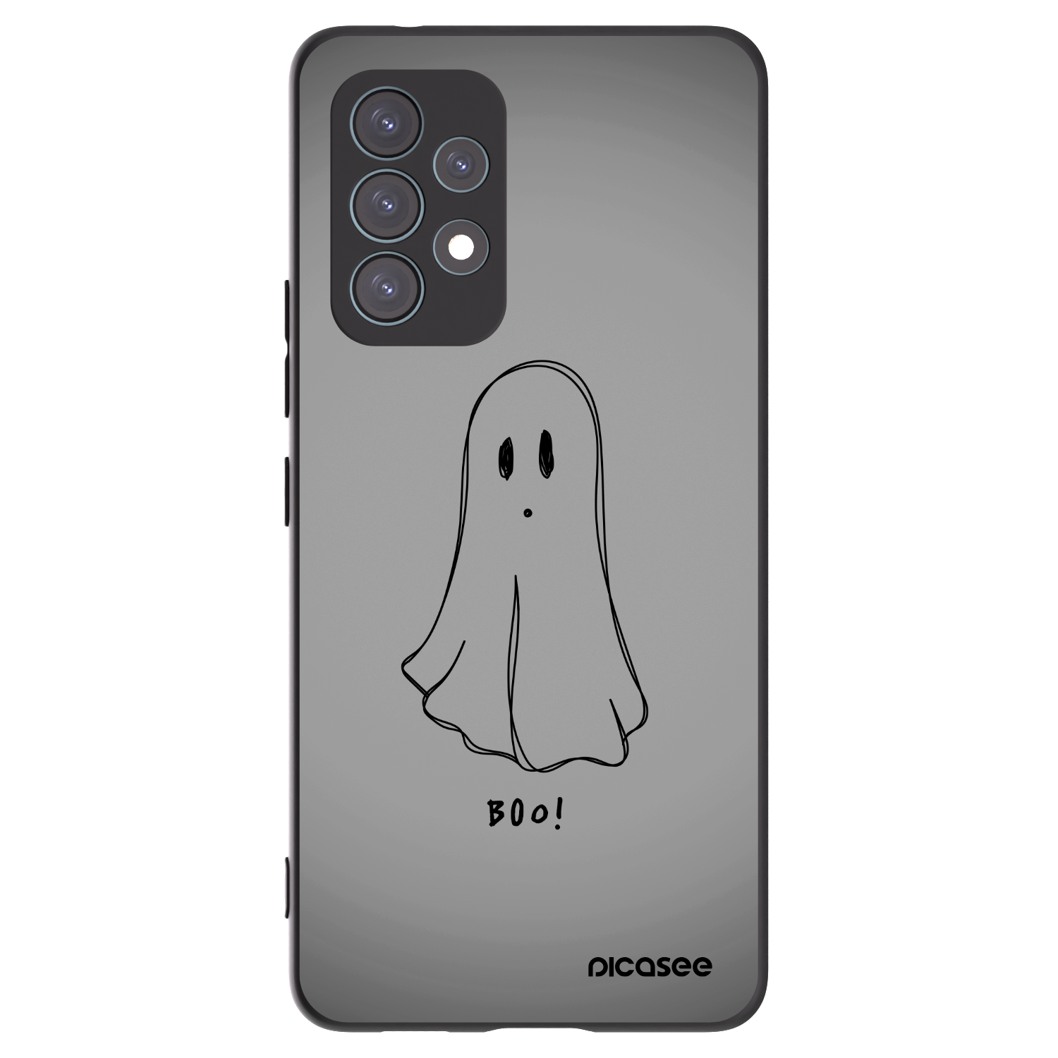 Picasee fekete szilikon tok az alábbi mobiltelefonokra Samsung Galaxy A53 5G A536 - Ghost