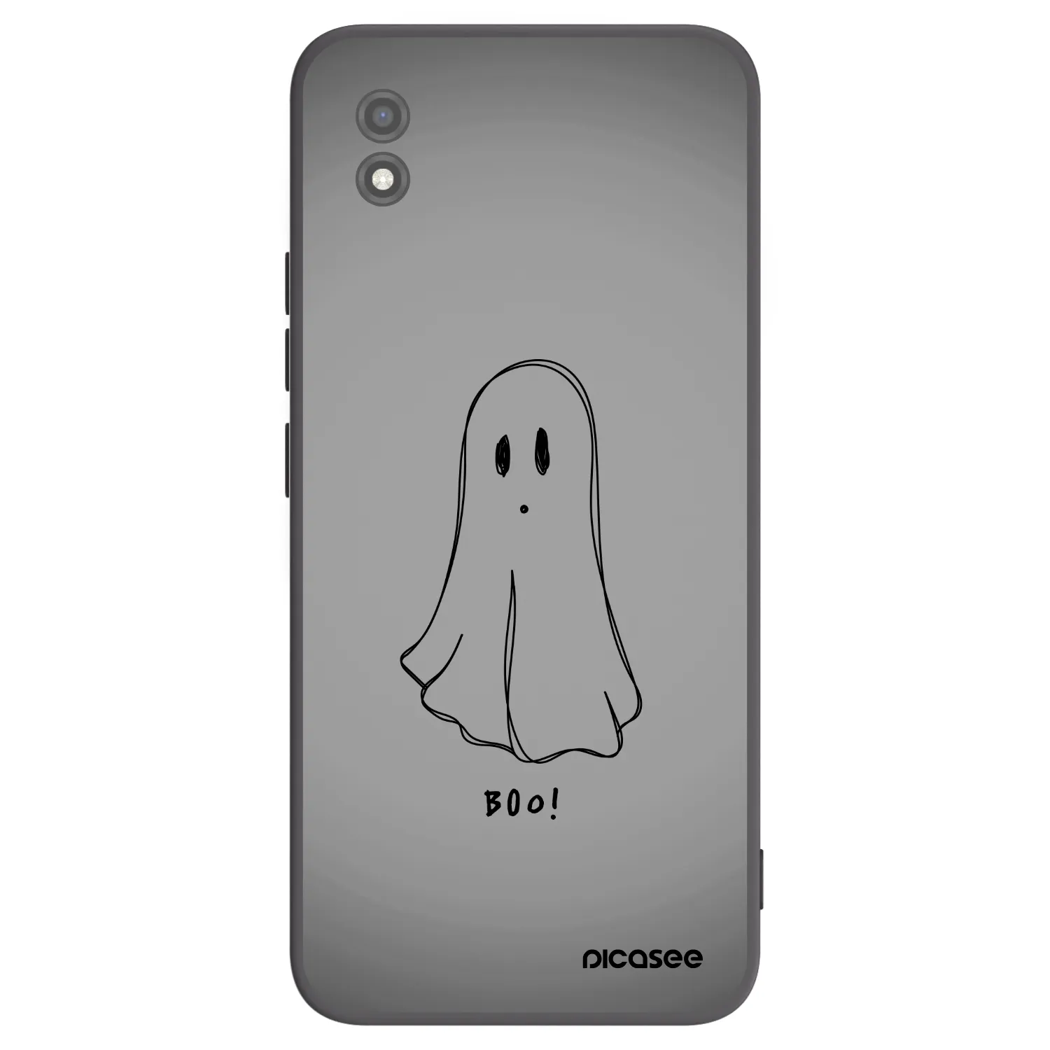 Picasee fekete szilikon tok az alábbi mobiltelefonokra Realme C11 (2021) - Ghost
