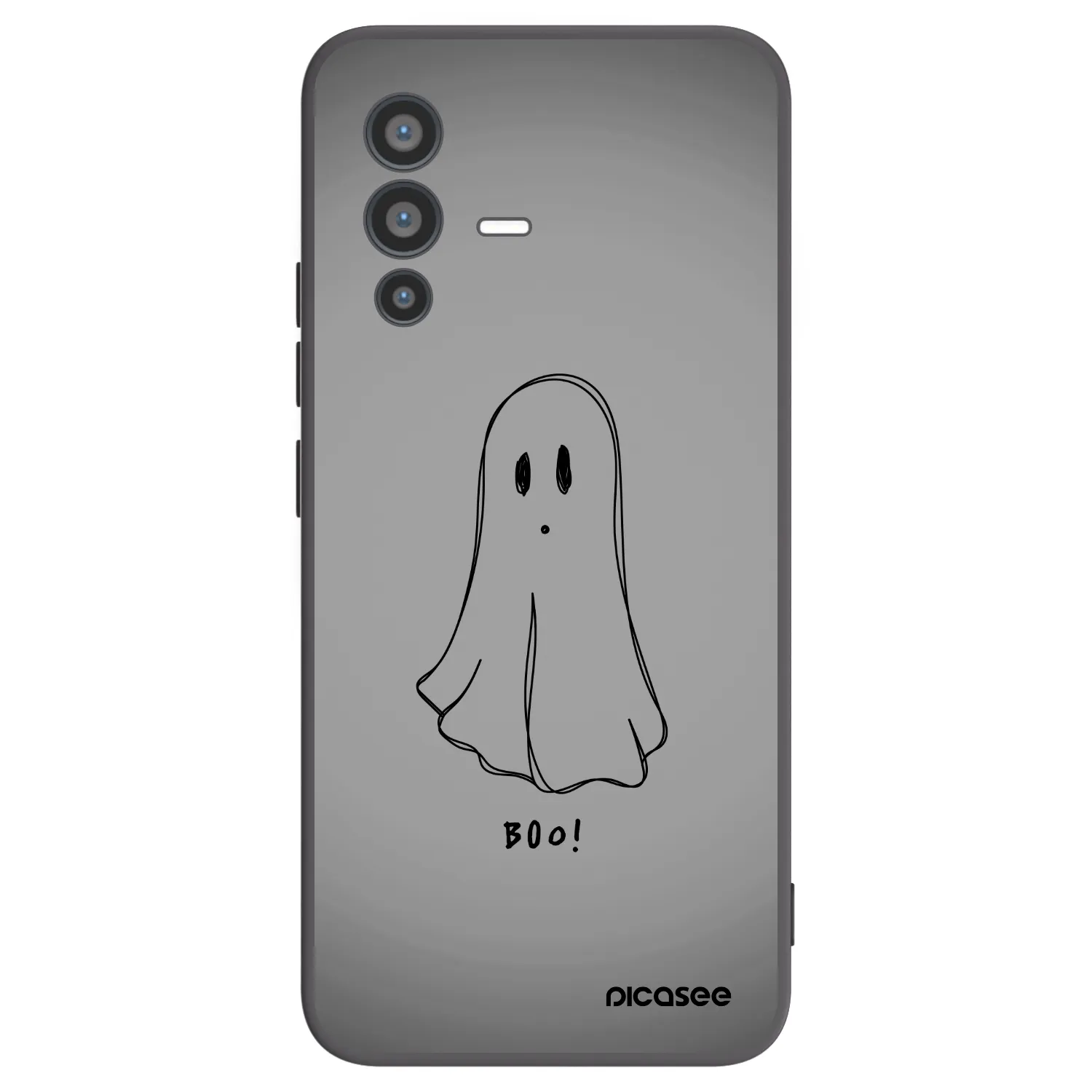 Picasee fekete szilikon tok az alábbi mobiltelefonokra Vivo V23 5G - Ghost