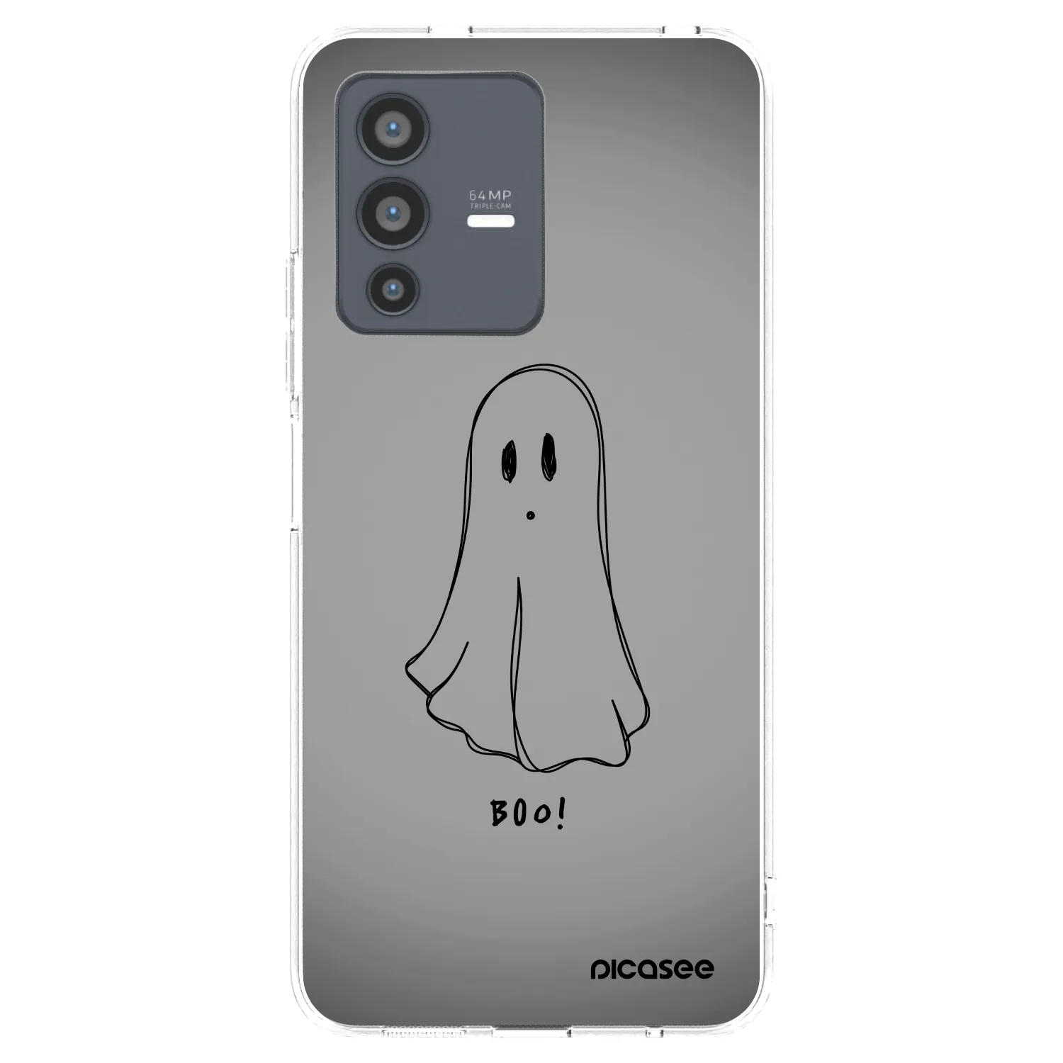 Picasee átlátszó szilikon tok az alábbi mobiltelefonokra Vivo V23 5G - Ghost