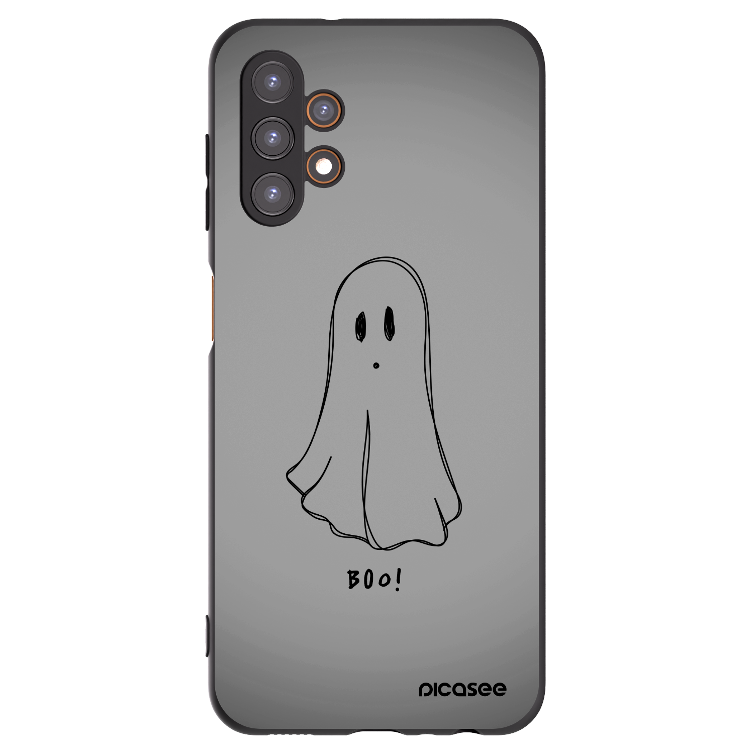 Picasee fekete szilikon tok az alábbi mobiltelefonokra Samsung Galaxy A13 4G A135 - Ghost