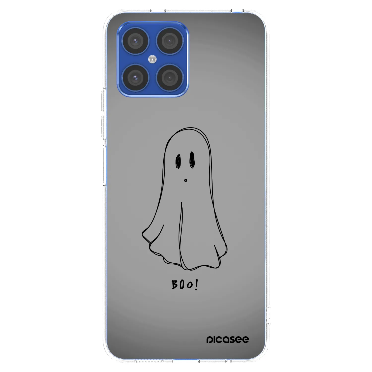 Picasee átlátszó szilikon tok az alábbi mobiltelefonokra Honor X8 4G - Ghost