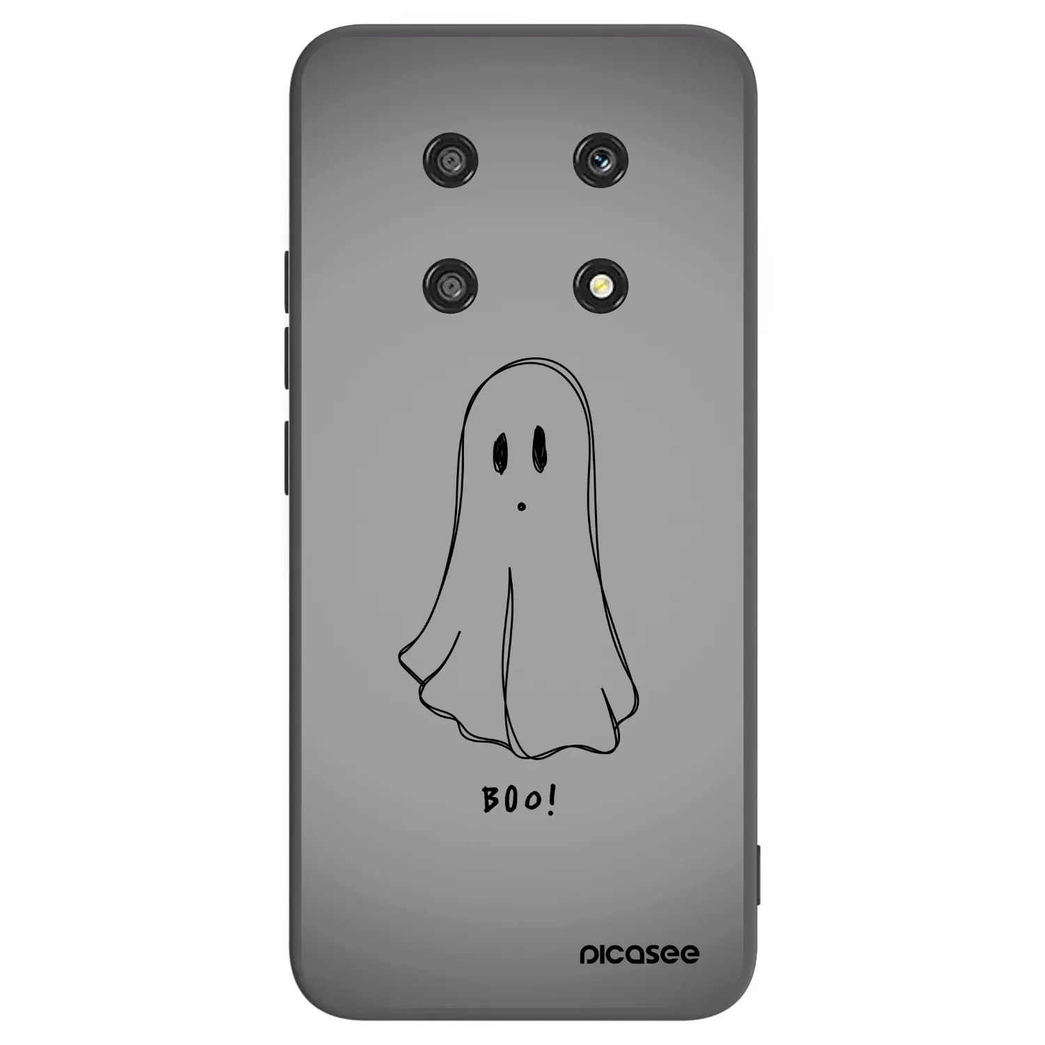 Picasee fekete szilikon tok az alábbi mobiltelefonokra Honor Magic4 Lite 5G - Ghost