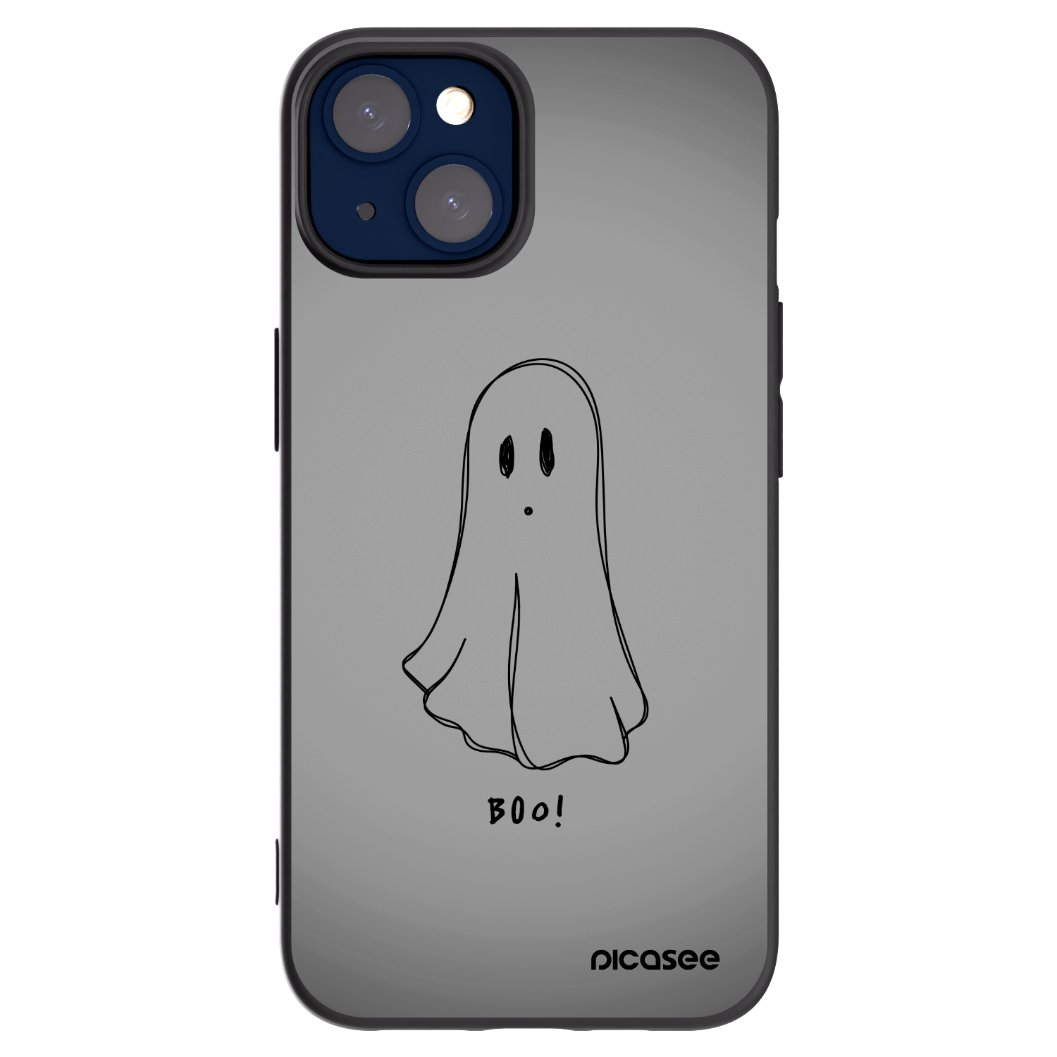 Picasee fekete szilikon tok az alábbi mobiltelefonokra Apple iPhone 14 - Ghost