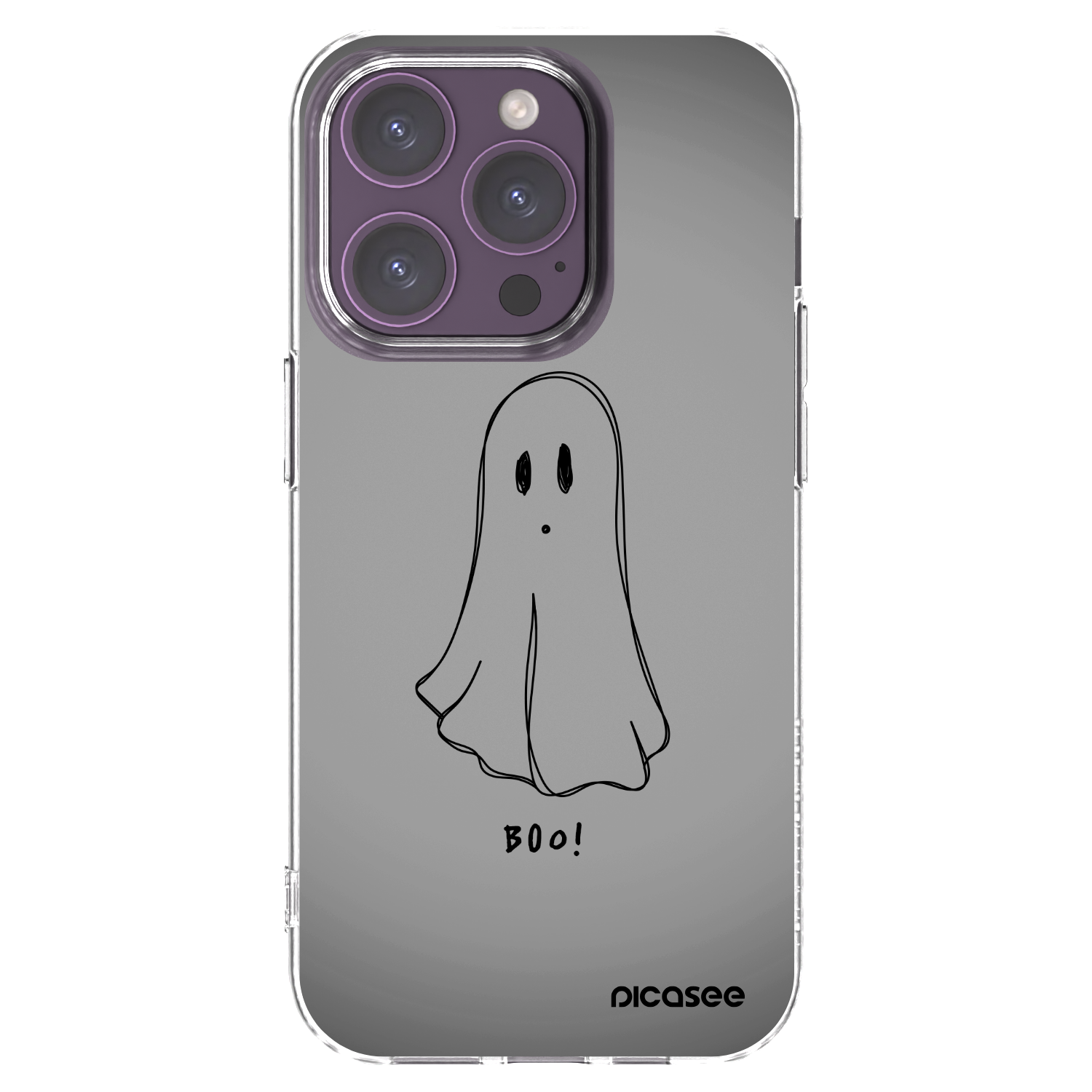Picasee átlátszó szilikon tok az alábbi mobiltelefonokra Apple iPhone 14 Pro - Ghost