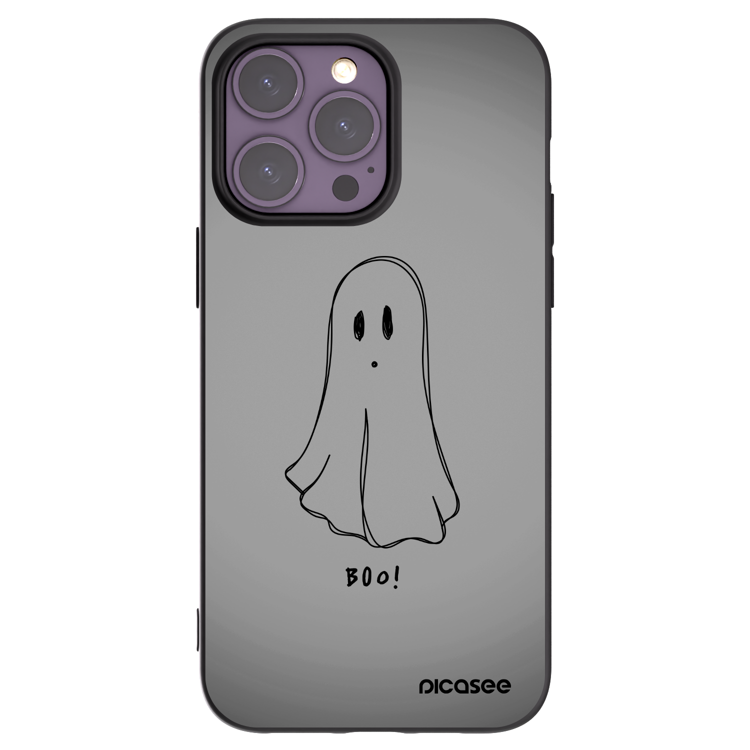 Picasee fekete szilikon tok az alábbi mobiltelefonokra Apple iPhone 14 Pro Max - Ghost