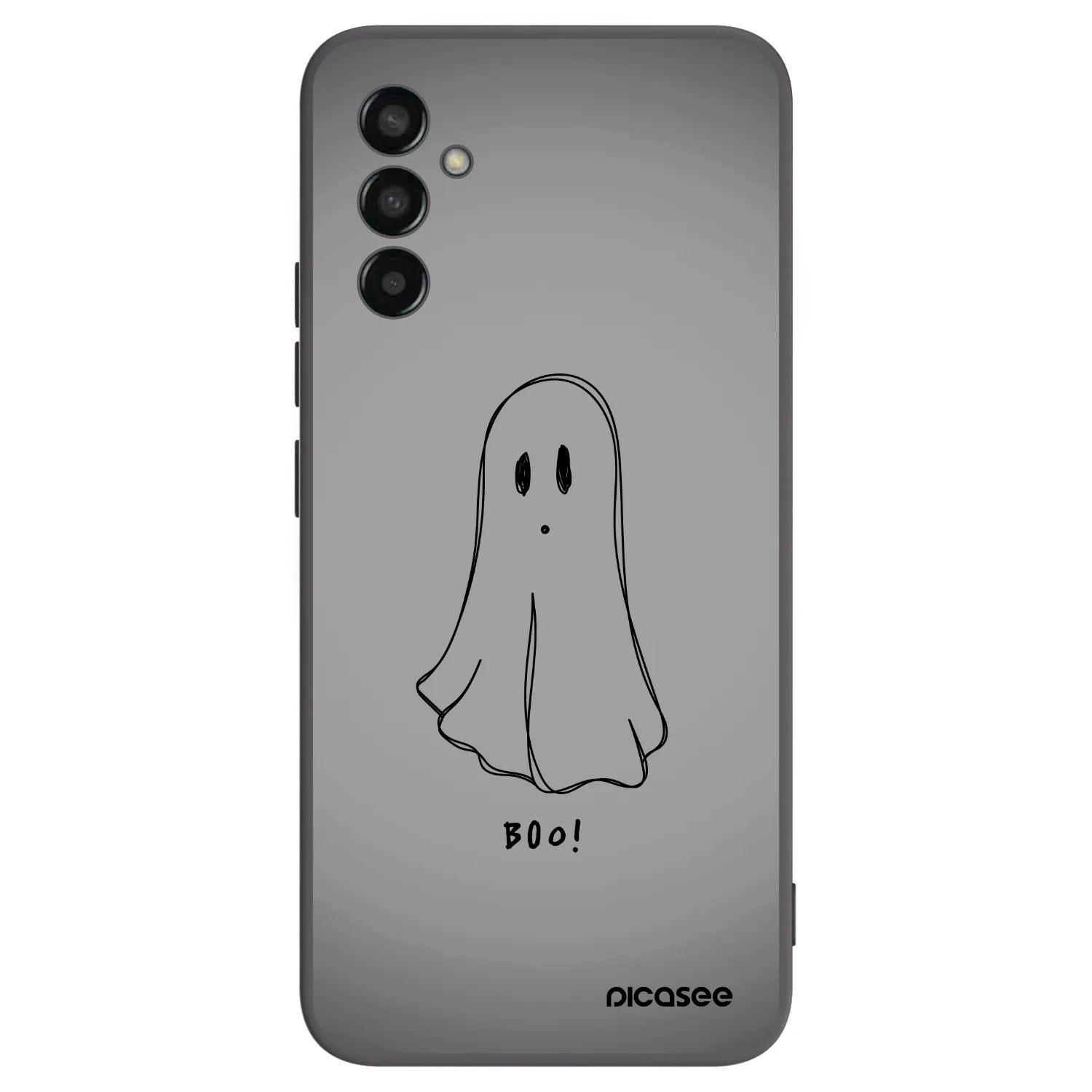 Picasee fekete szilikon tok az alábbi mobiltelefonokra Samsung Galaxy M13 M135F - Ghost