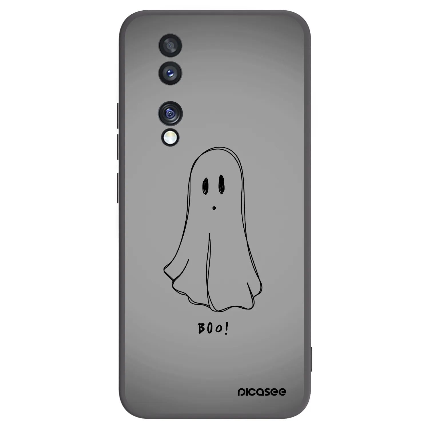 Picasee fekete szilikon tok az alábbi mobiltelefonokra Honor 70 - Ghost