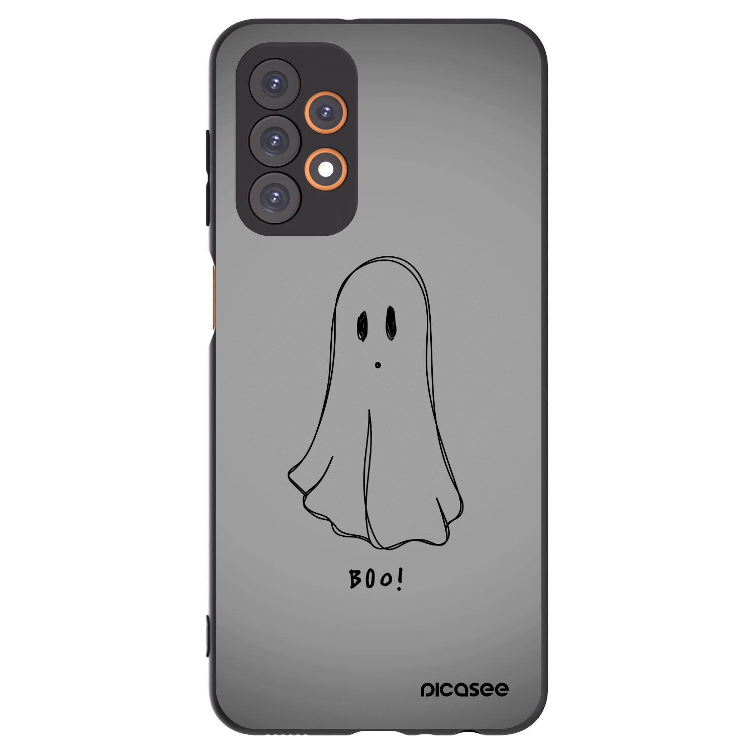 Picasee fekete szilikon tok az alábbi mobiltelefonokra Samsung Galaxy A23 A235F 4G - Ghost