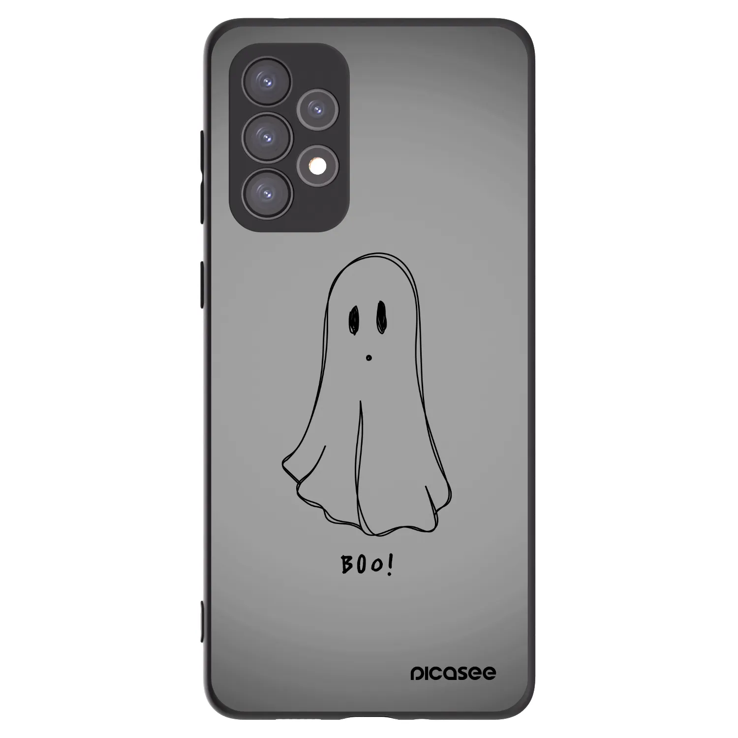 Picasee fekete szilikon tok az alábbi mobiltelefonokra Samsung Galaxy A73 5G - Ghost