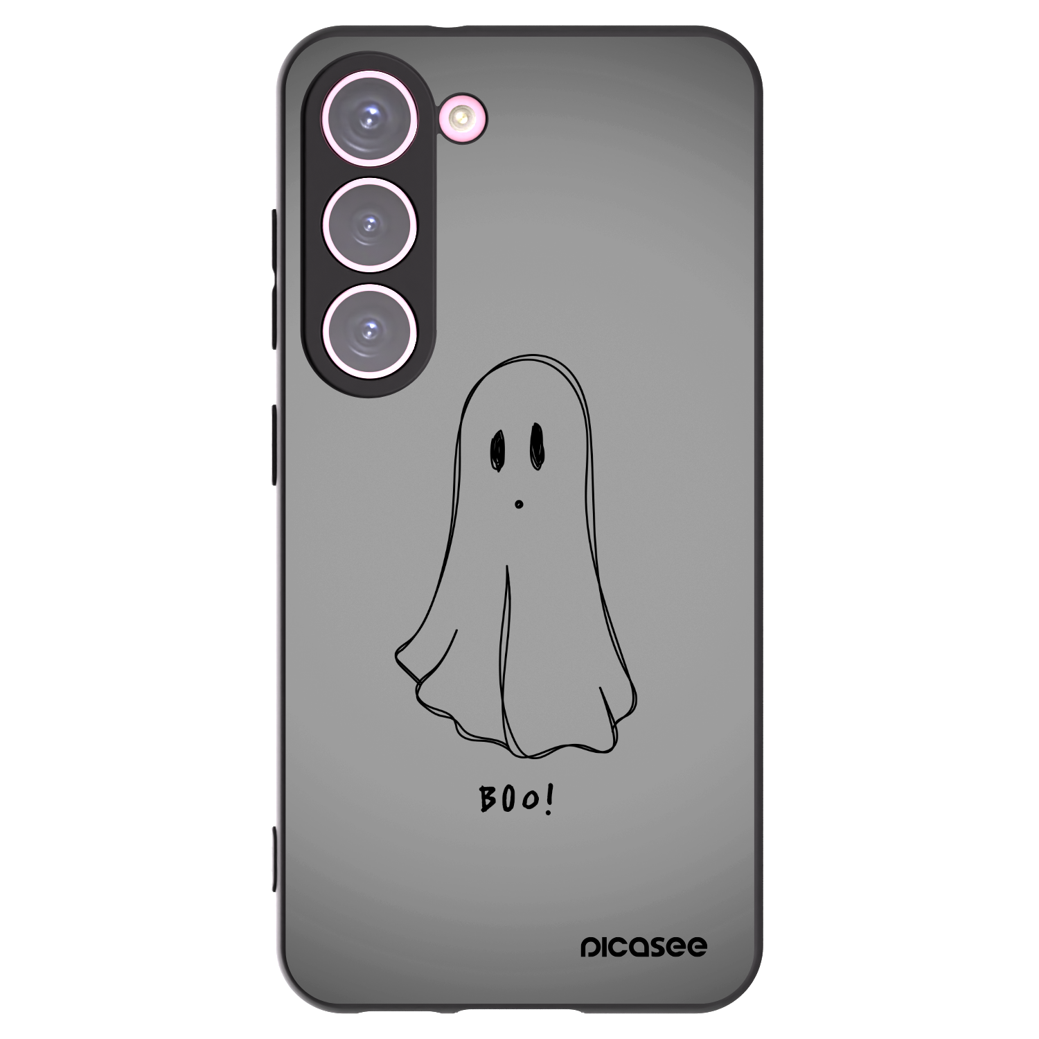 Picasee fekete szilikon tok az alábbi mobiltelefonokra Samsung Galaxy S23 5G - Ghost