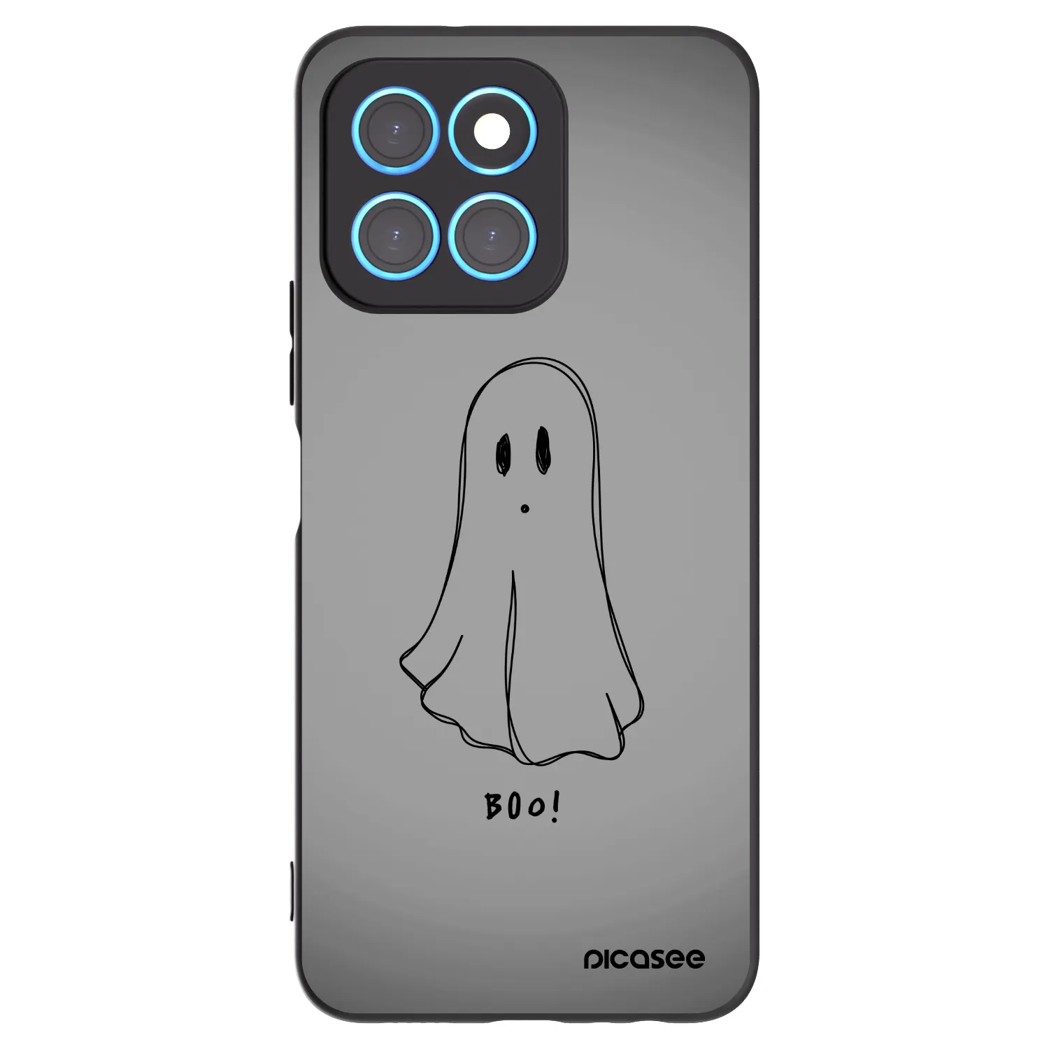 Picasee fekete szilikon tok az alábbi mobiltelefonokra Honor X6 - Ghost