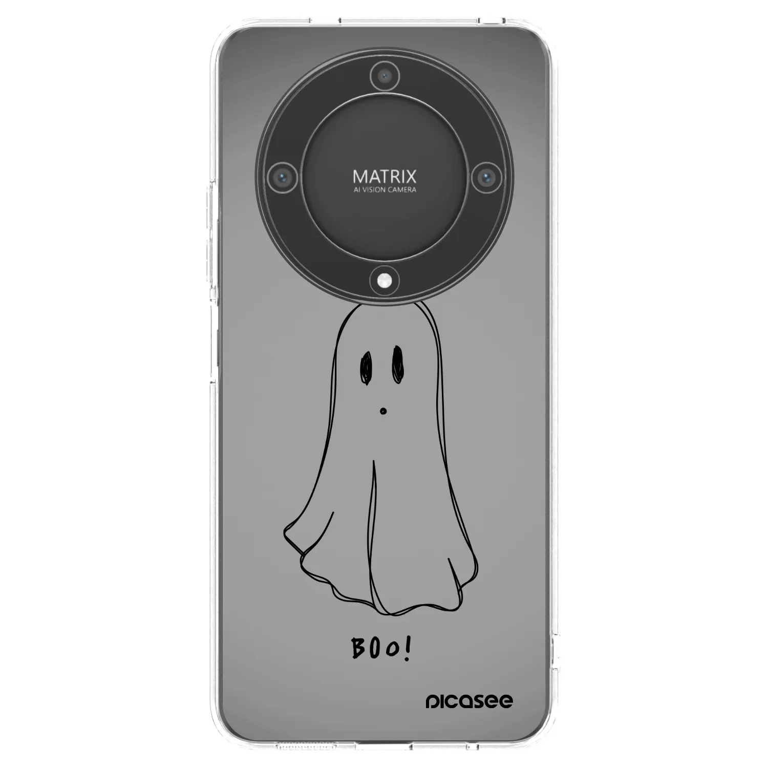 Picasee átlátszó szilikon tok az alábbi mobiltelefonokra Honor Magic5 Lite 5G - Ghost
