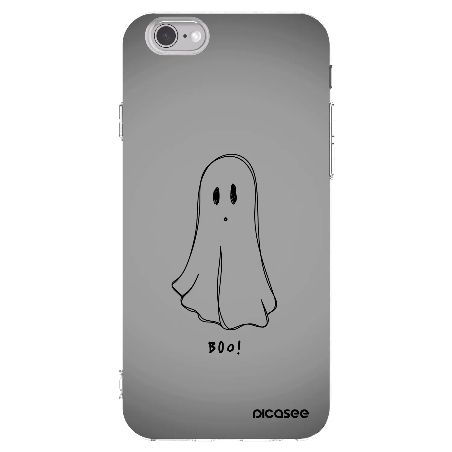 Picasee átlátszó szilikon tok az alábbi mobiltelefonokra Apple iPhone 6/6S - Ghost