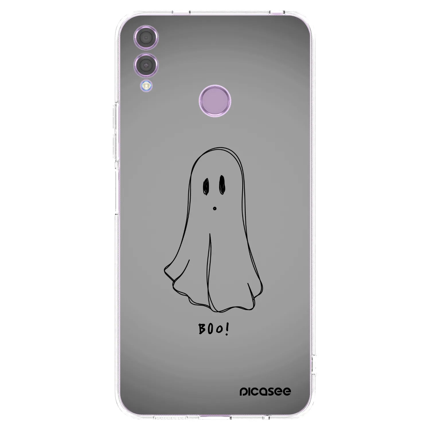Picasee átlátszó szilikon tok az alábbi mobiltelefonokra Honor 8X - Ghost