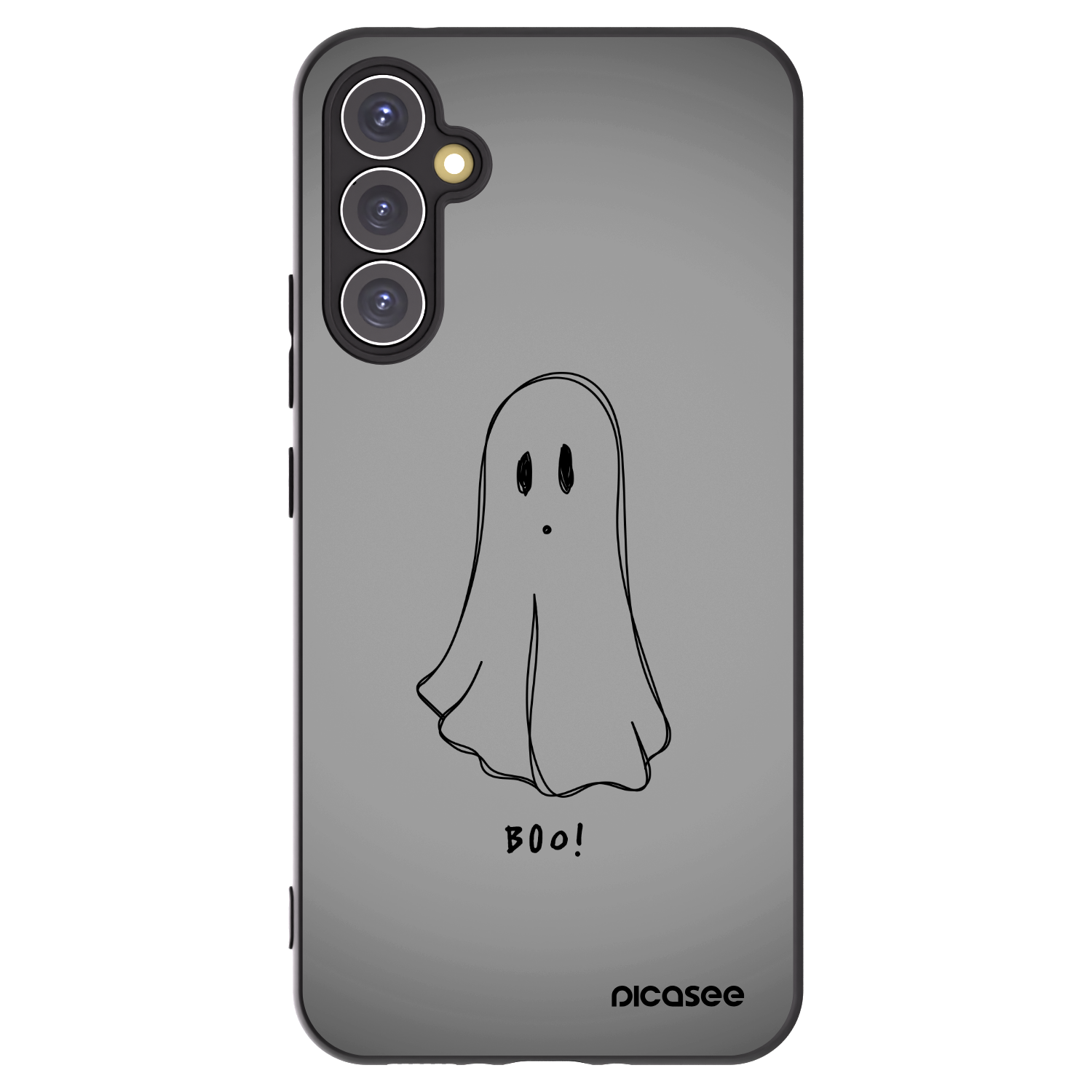 Picasee fekete szilikon tok az alábbi mobiltelefonokra Samsung Galaxy A34 5G A346B - Ghost