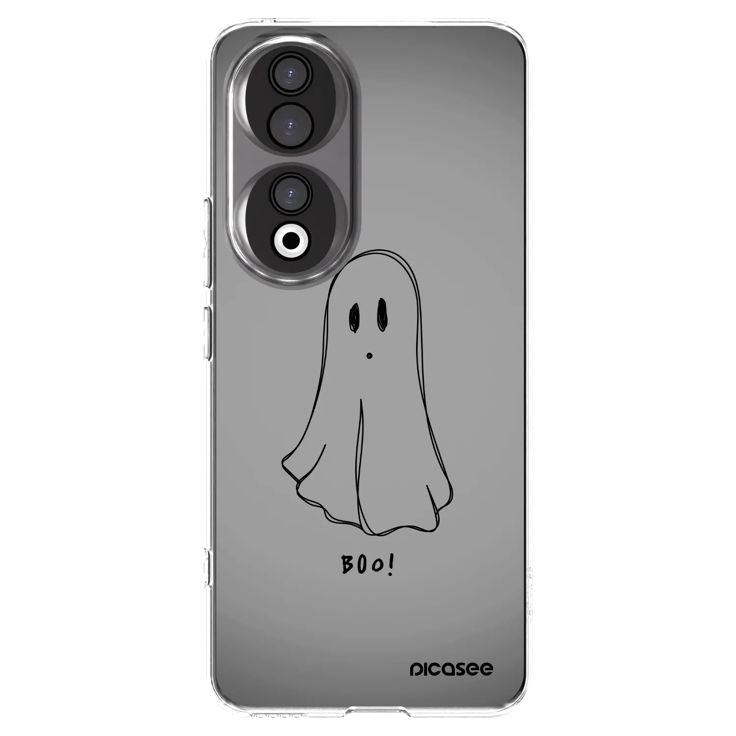 Picasee átlátszó szilikon tok az alábbi mobiltelefonokra Honor 90 5G - Ghost