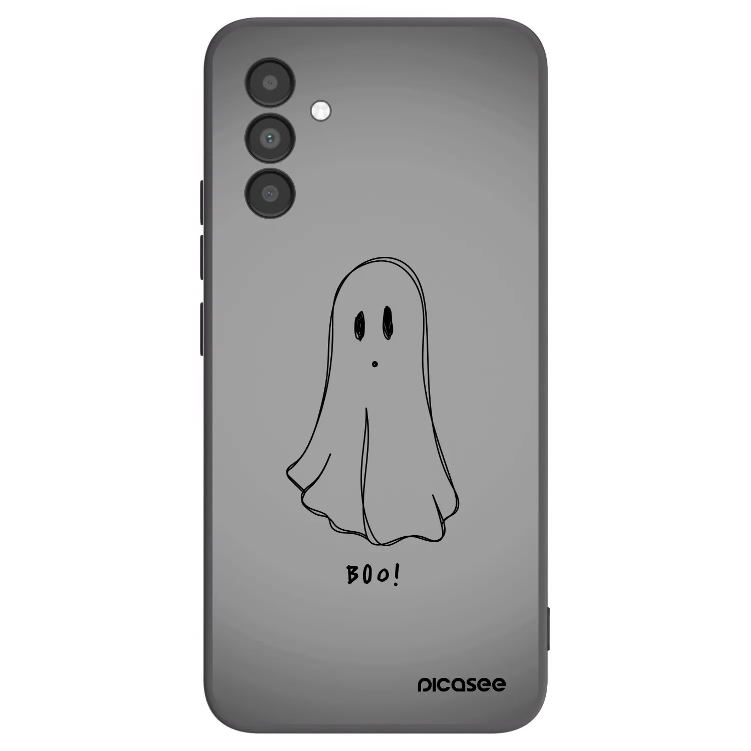 Picasee fekete szilikon tok az alábbi mobiltelefonokra Samsung Galaxy A04s A047F - Ghost