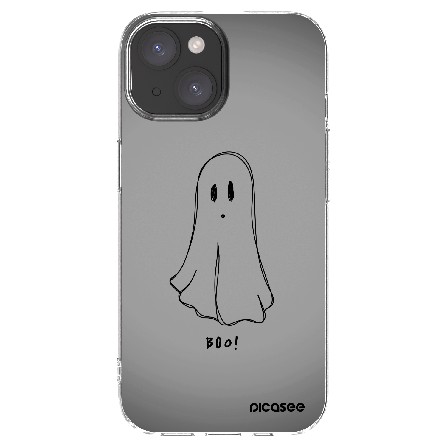 Picasee átlátszó szilikon tok az alábbi mobiltelefonokra Apple iPhone 15 - Ghost