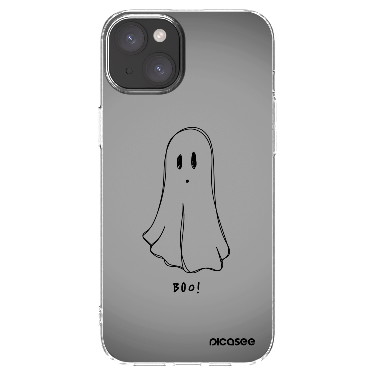 Picasee átlátszó szilikon tok az alábbi mobiltelefonokra Apple iPhone 15 Plus - Ghost