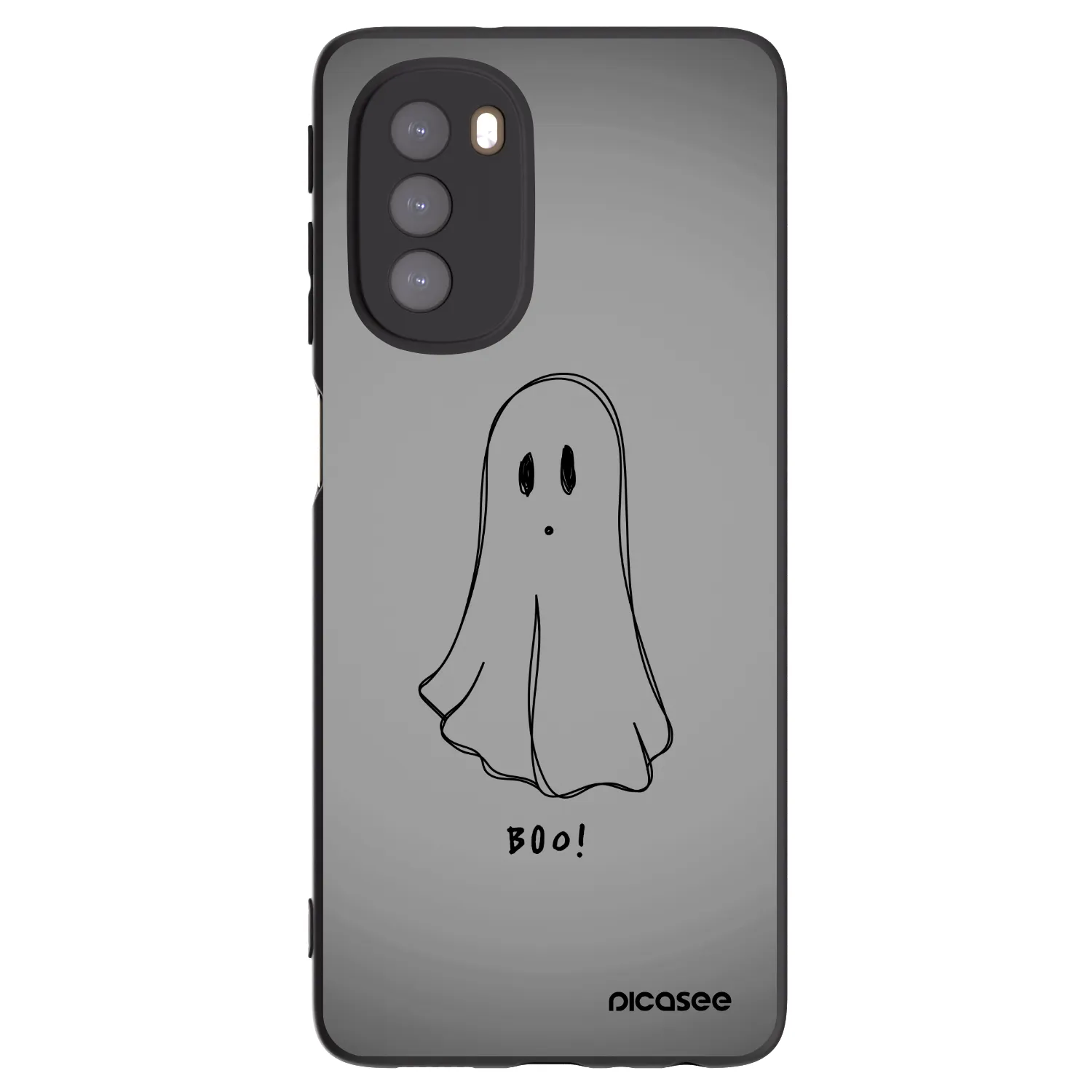 Picasee fekete szilikon tok az alábbi mobiltelefonokra Motorola Moto G51 - Ghost