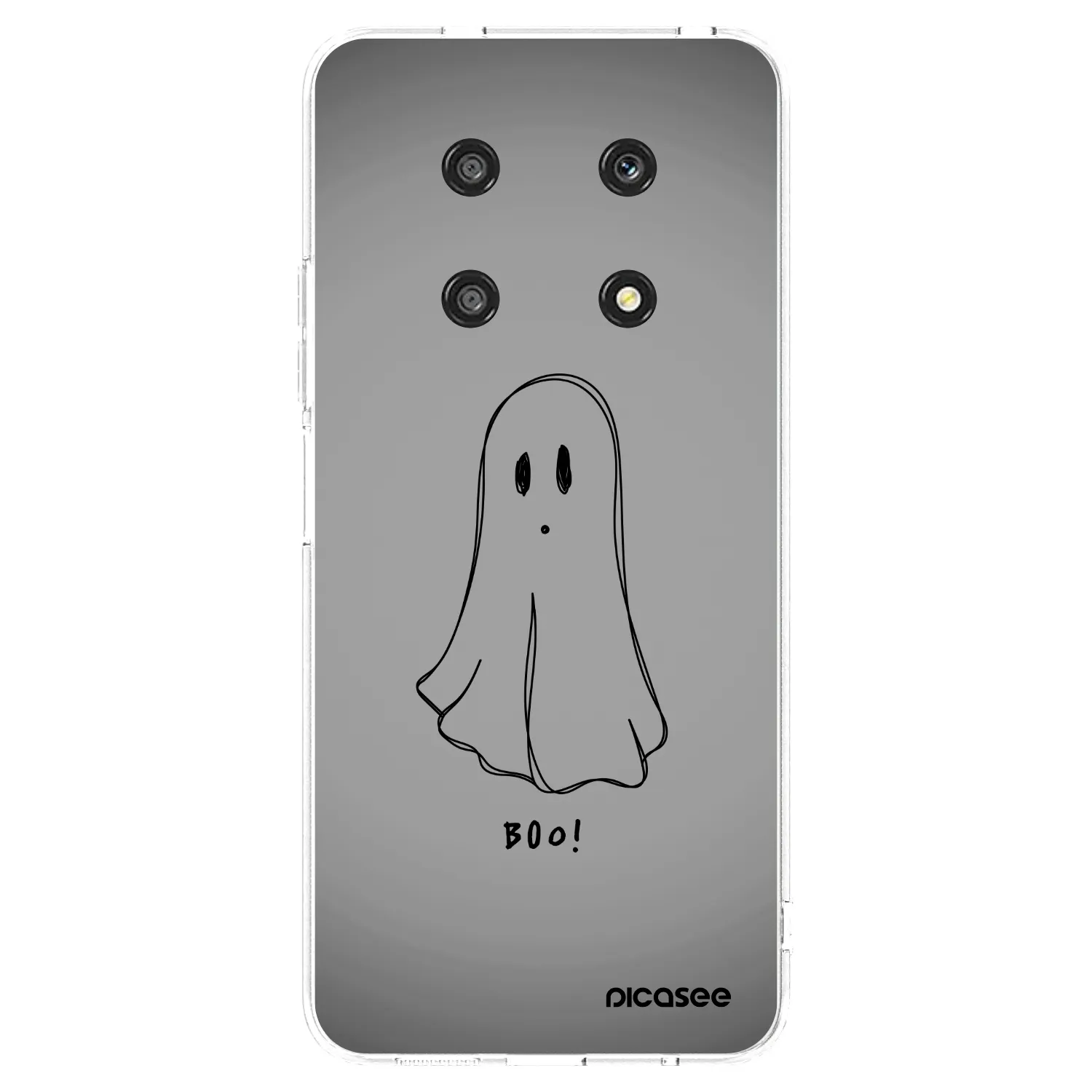 Picasee átlátszó szilikon tok az alábbi mobiltelefonokra Honor Magic4 Lite 5G - Ghost