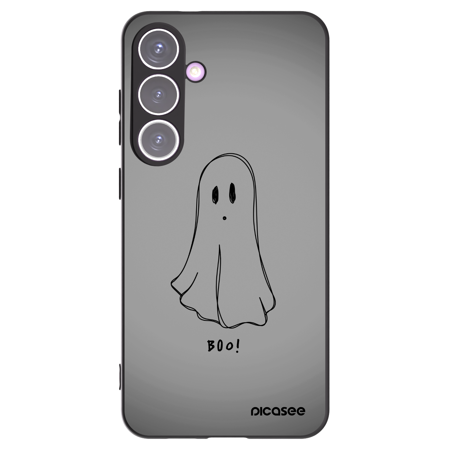 Picasee fekete szilikon tok az alábbi mobiltelefonokra Samsung Galaxy S24+ S926B 5G - Ghost