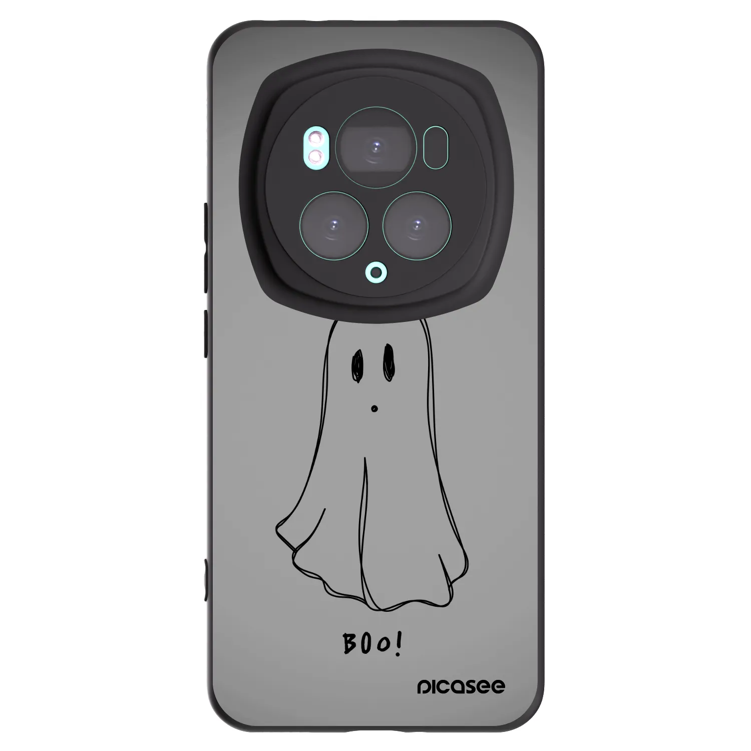 Picasee fekete szilikon tok az alábbi mobiltelefonokra Honor Magic6 Pro - Ghost