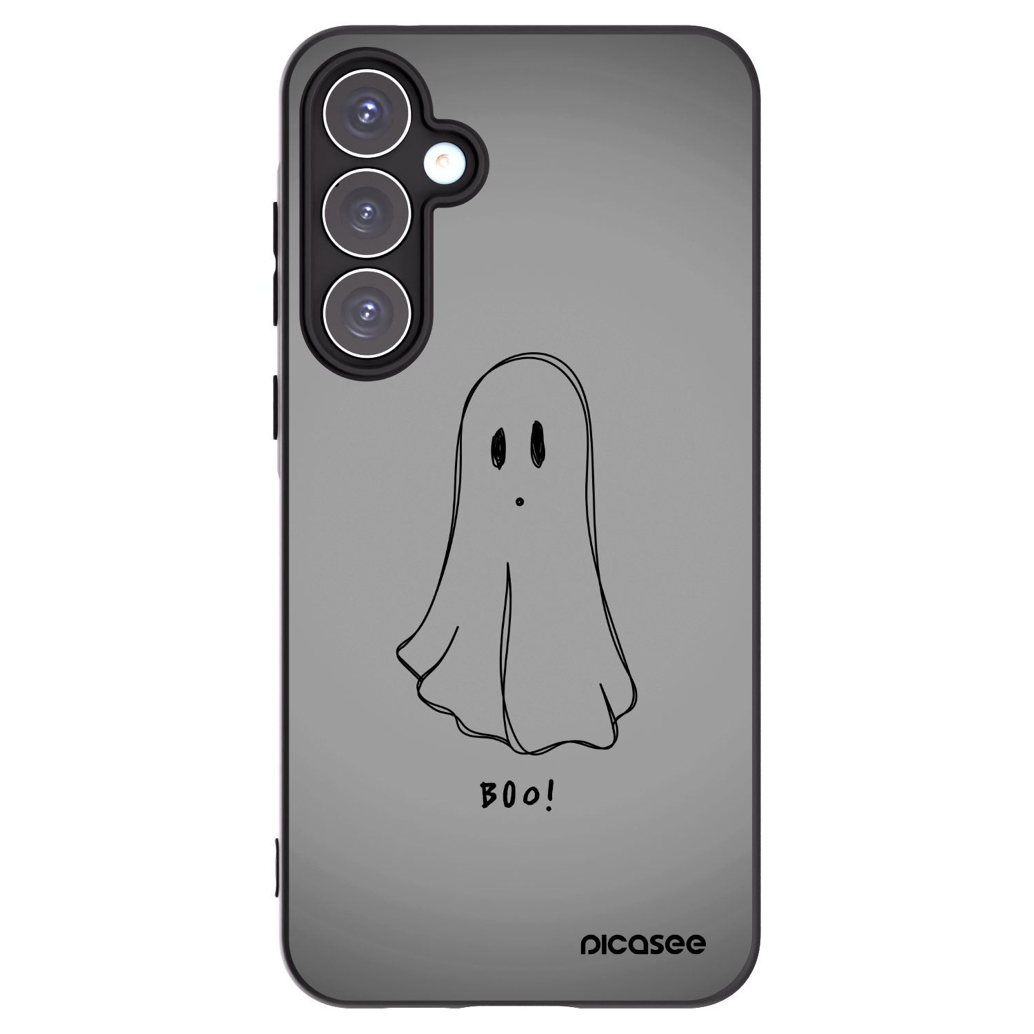 Picasee fekete szilikon tok az alábbi mobiltelefonokra Samsung Galaxy A55 5G A556B - Ghost
