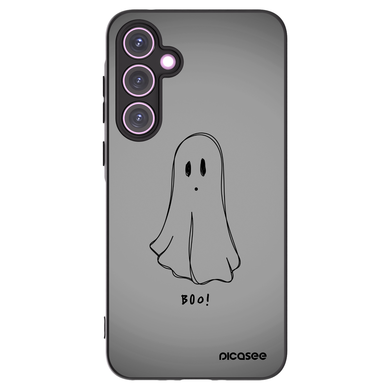 Picasee fekete szilikon tok az alábbi mobiltelefonokra Samsung Galaxy A35 5G A356B - Ghost