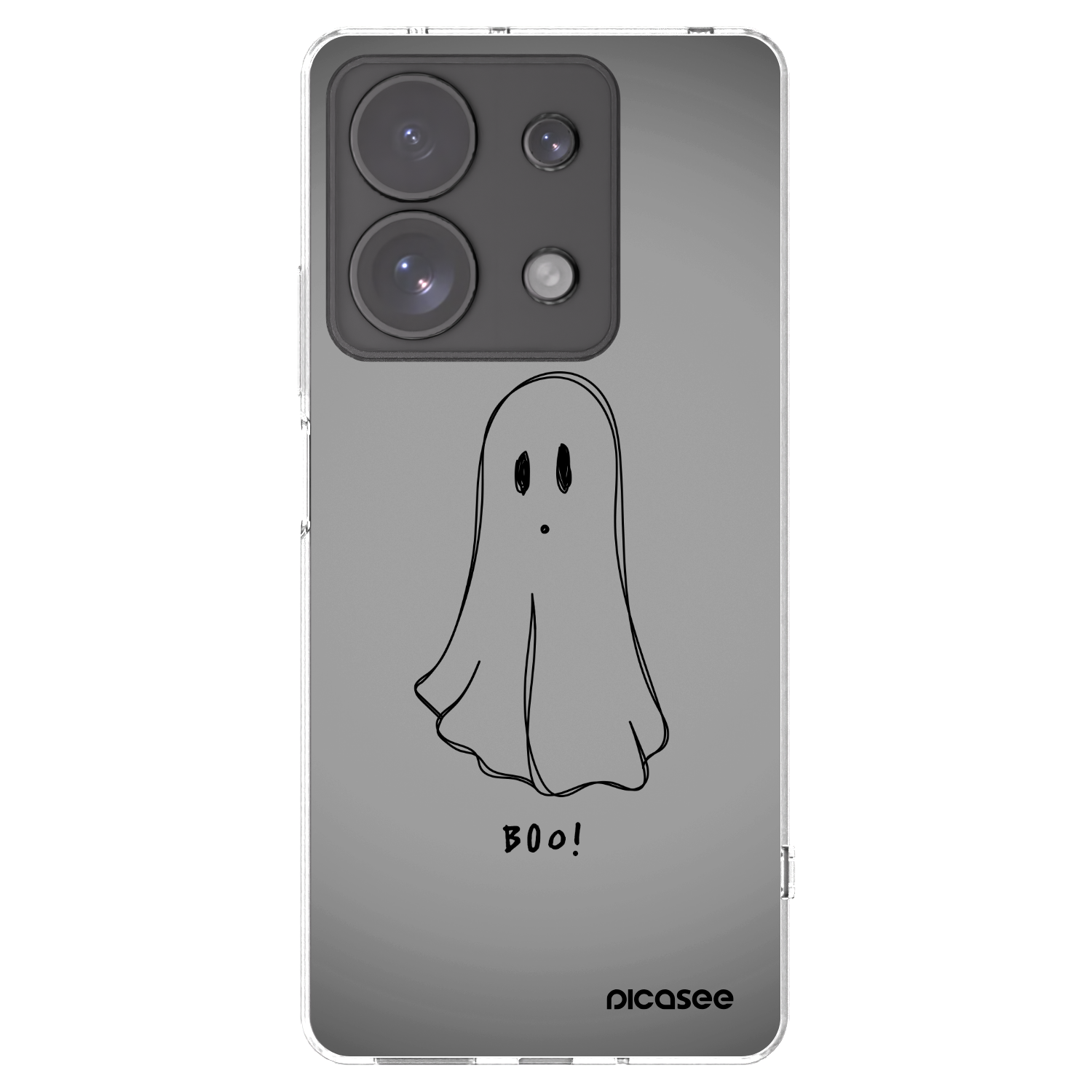 Picasee átlátszó szilikon tok az alábbi mobiltelefonokra Xiaomi Redmi Note 13 Pro 4G - Ghost