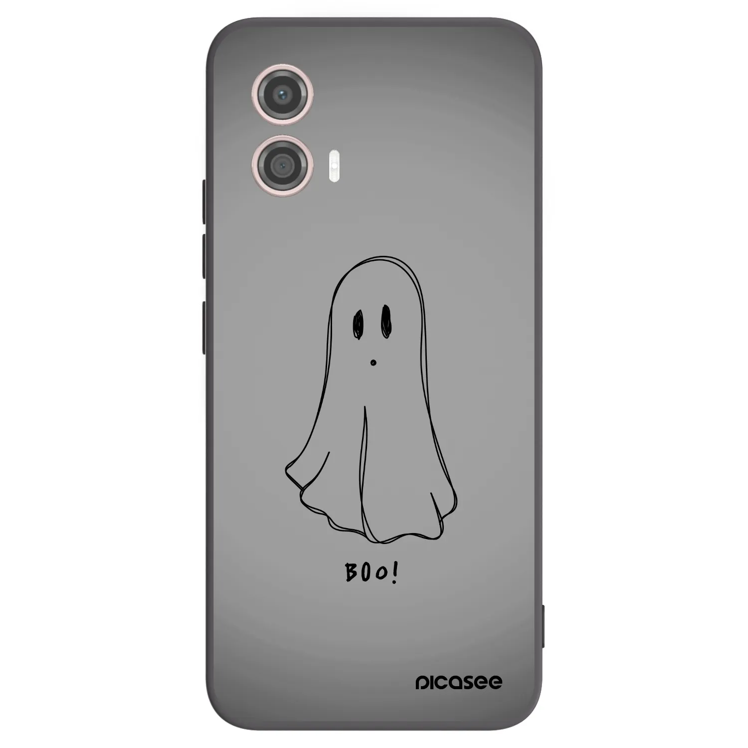 Picasee fekete szilikon tok az alábbi mobiltelefonokra Motorola Moto G53 5G - Ghost