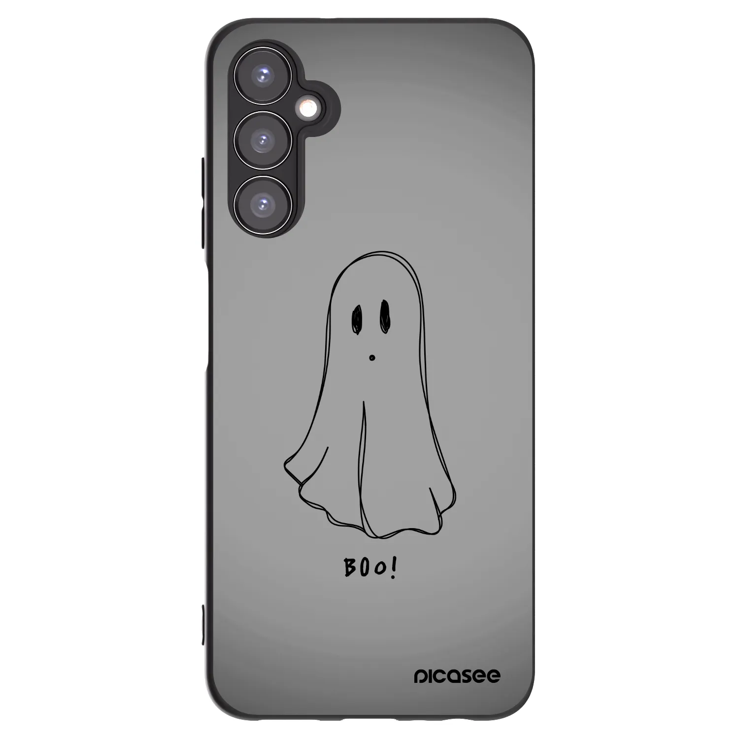Picasee fekete szilikon tok az alábbi mobiltelefonokra Samsung Galaxy A05s A057G - Ghost
