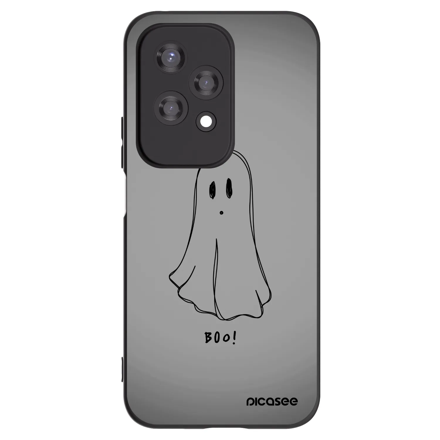 Picasee fekete szilikon tok az alábbi mobiltelefonokra Honor 200 Lite - Ghost