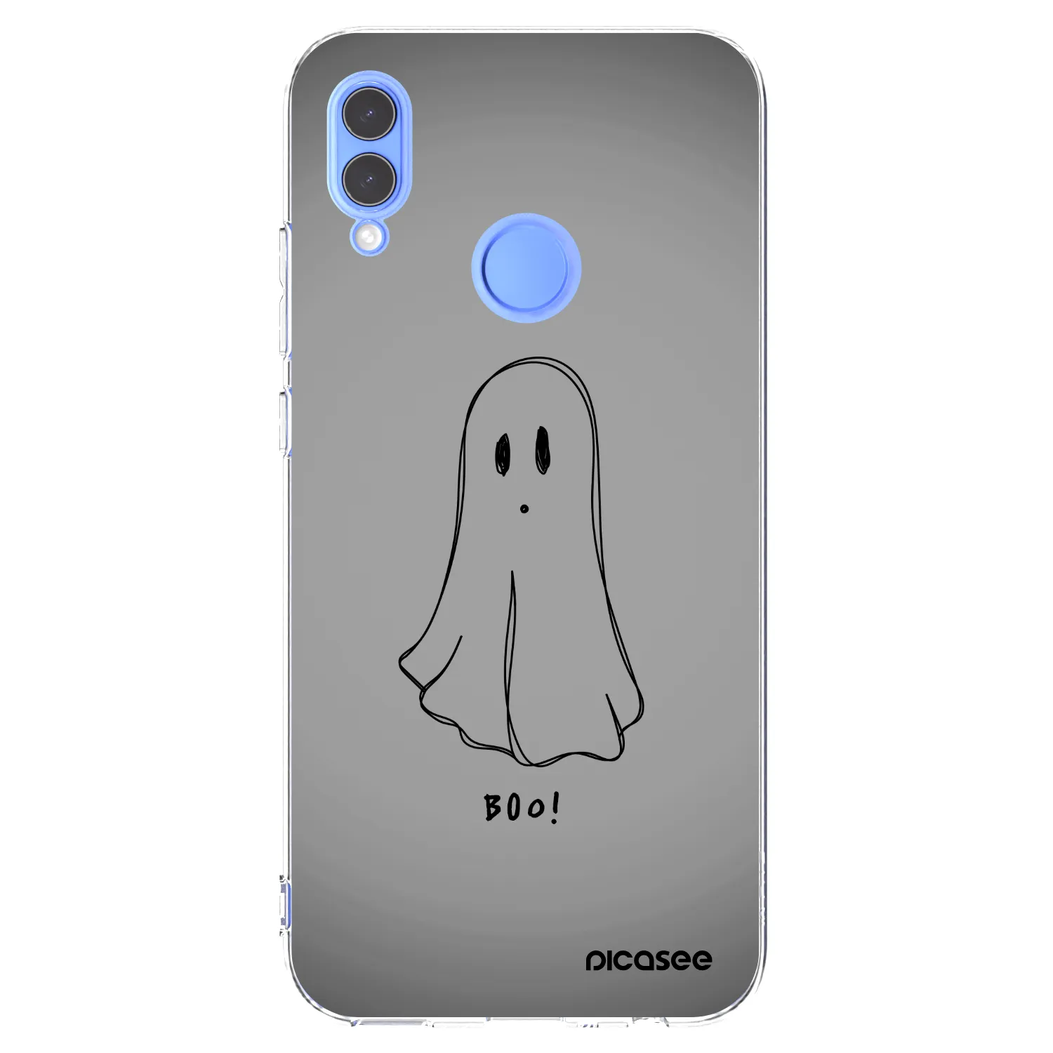 Picasee átlátszó szilikon tok az alábbi mobiltelefonokra Huawei P Smart 2019 - Ghost