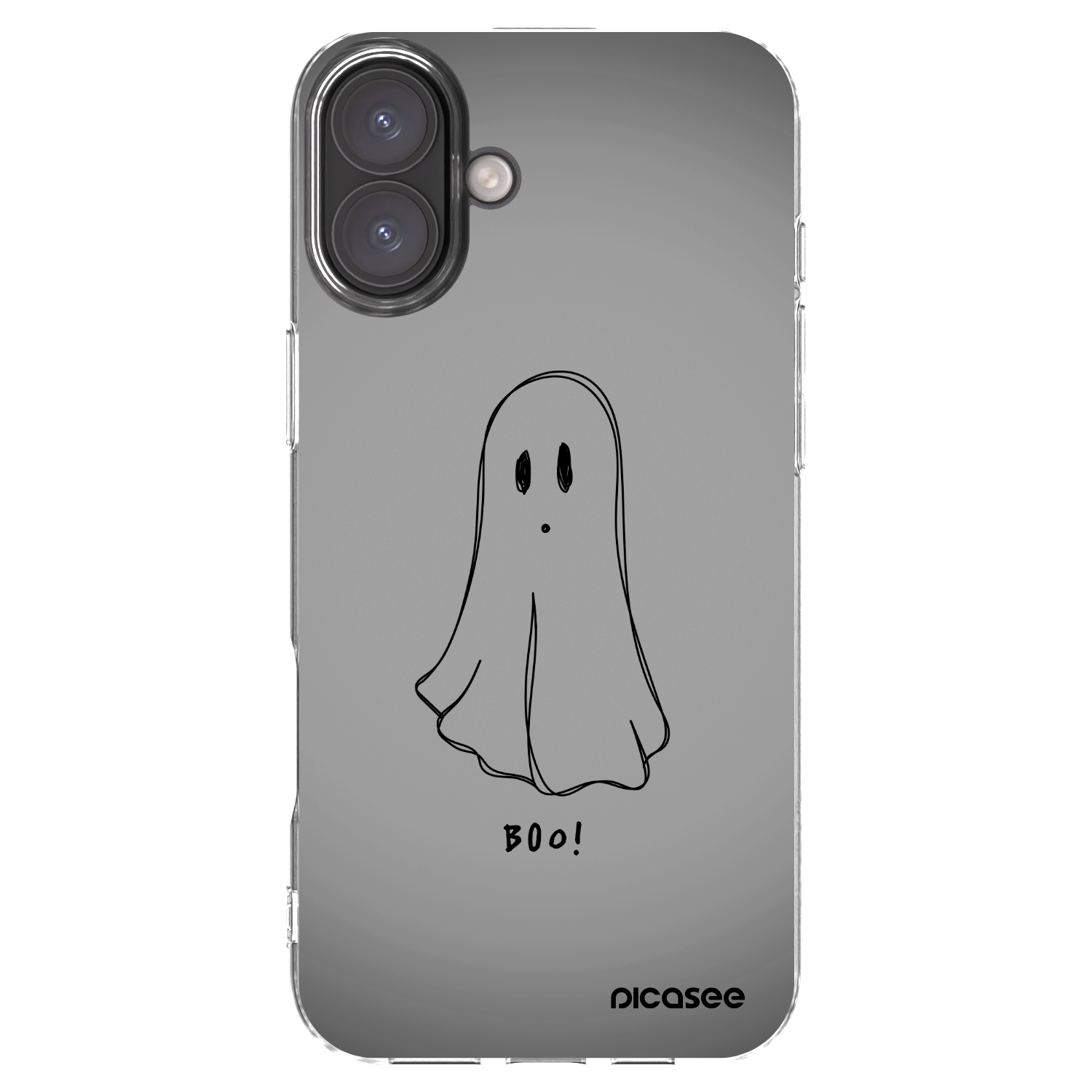 Picasee átlátszó szilikon tok az alábbi mobiltelefonokra Apple iPhone 16 Plus - Ghost