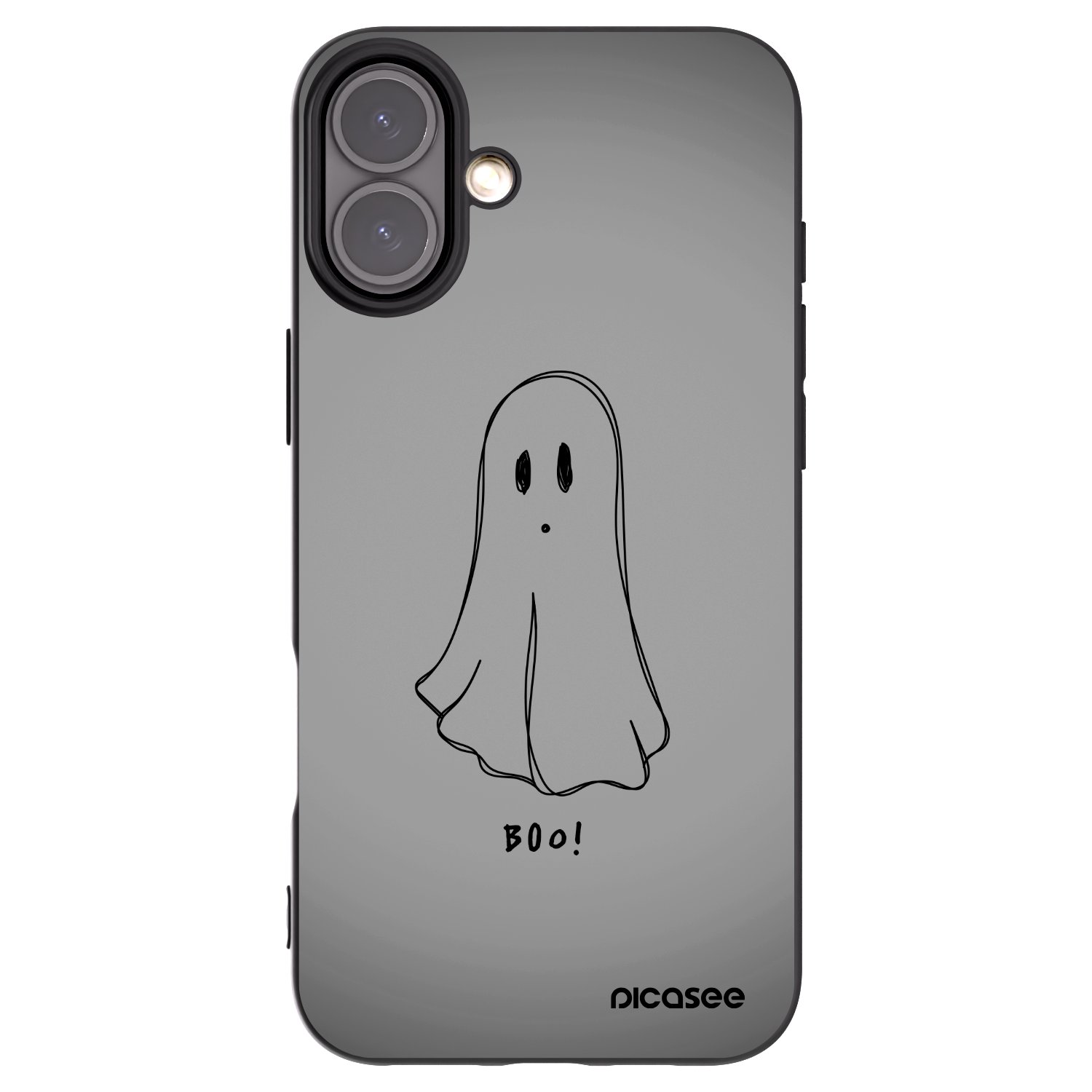 Picasee fekete szilikon tok az alábbi mobiltelefonokra Apple iPhone 16 Plus - Ghost