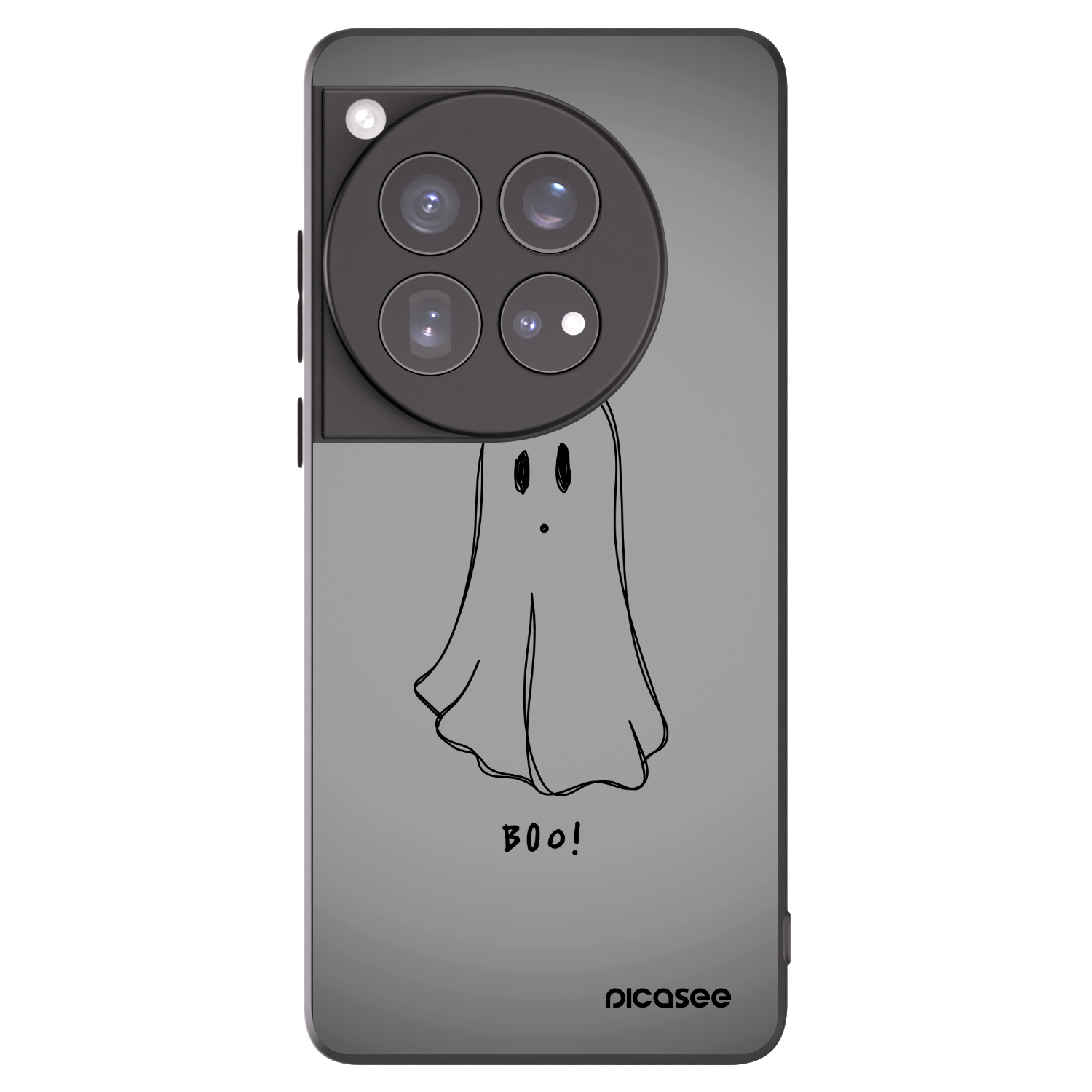 Picasee fekete szilikon tok az alábbi mobiltelefonokra OnePlus 12 5G - Ghost