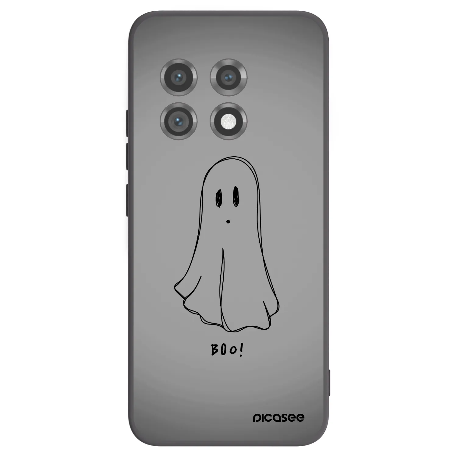 Picasee fekete szilikon tok az alábbi mobiltelefonokra OnePlus 11 5G - Ghost