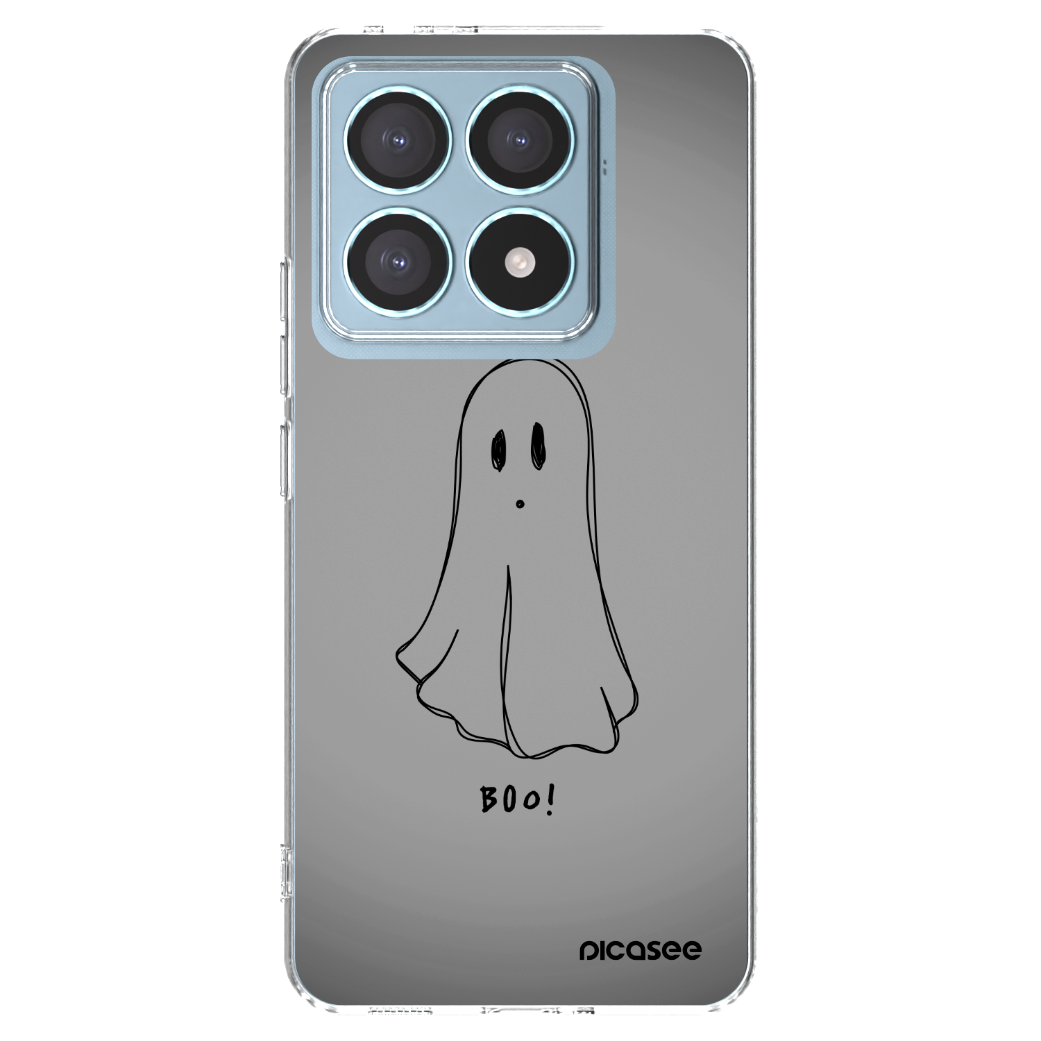 Picasee átlátszó szilikon tok az alábbi mobiltelefonokra Xiaomi 14T Pro - Ghost