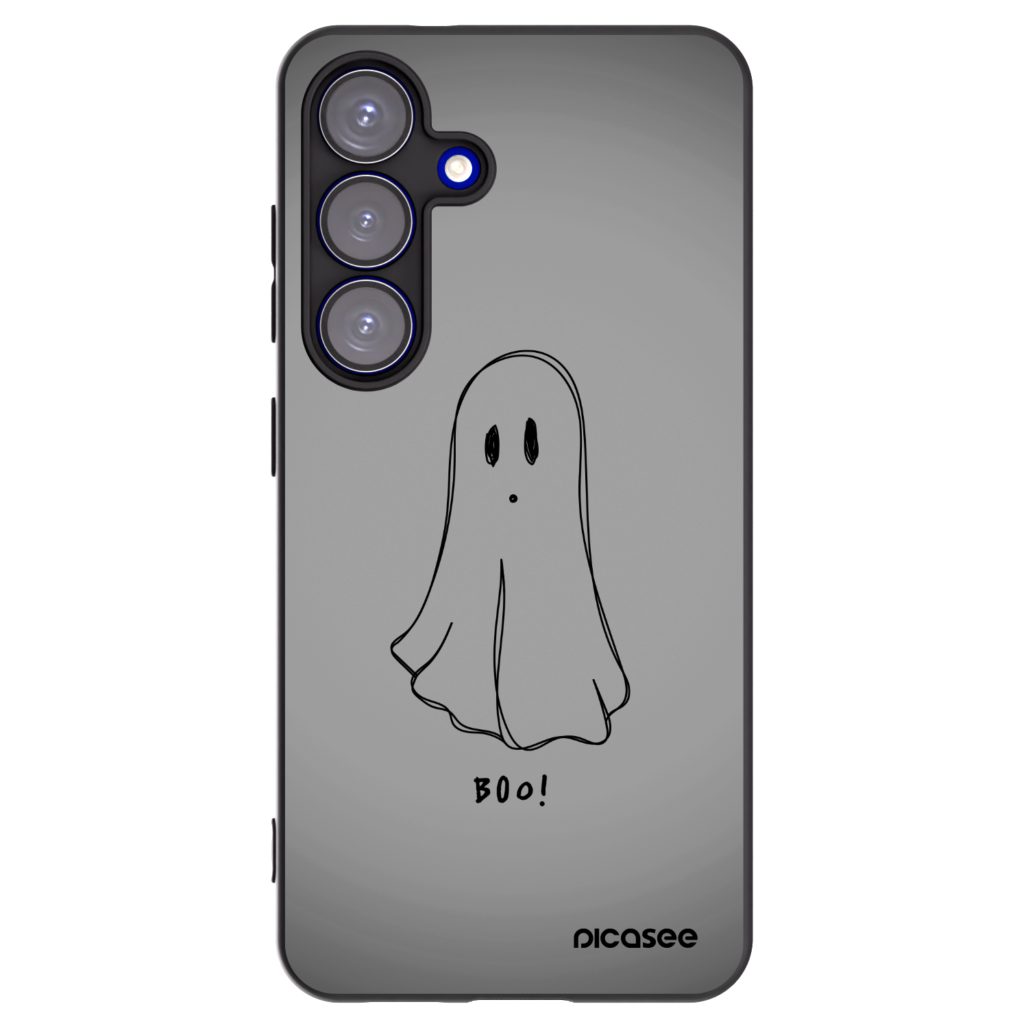 Picasee fekete szilikon tok az alábbi mobiltelefonokra Samsung Galaxy S25 5G - Ghost