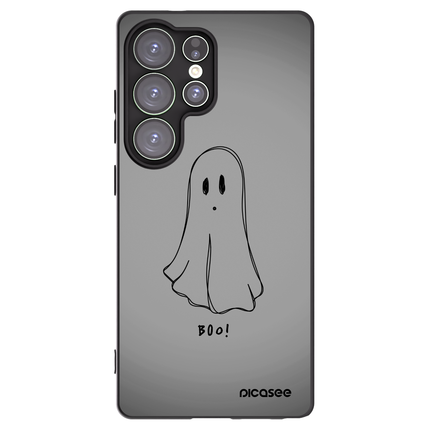 Picasee fekete szilikon tok az alábbi mobiltelefonokra Samsung Galaxy S25 Ultra 5G - Ghost