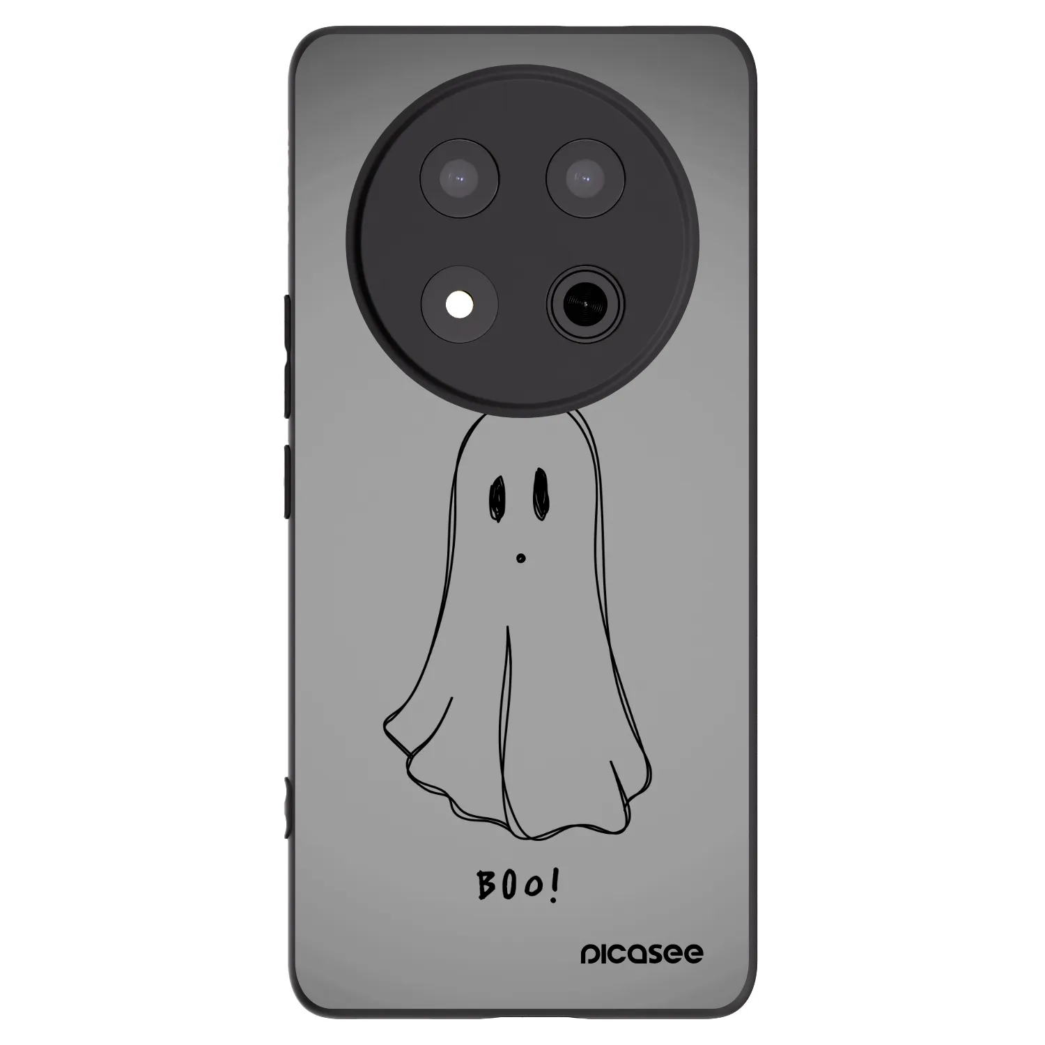 Picasee fekete szilikon tok az alábbi mobiltelefonokra Honor Magic7 Lite 5G - Ghost