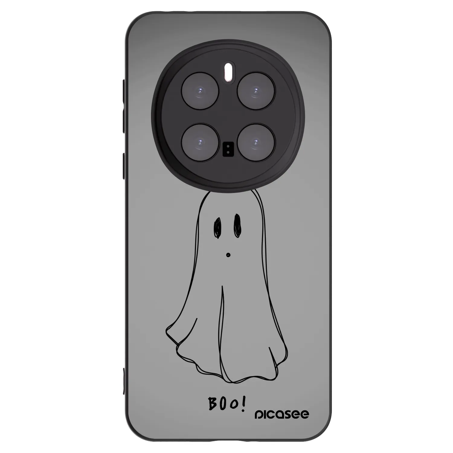 Picasee fekete szilikon tok az alábbi mobiltelefonokra Honor Magic7 Pro 5G - Ghost
