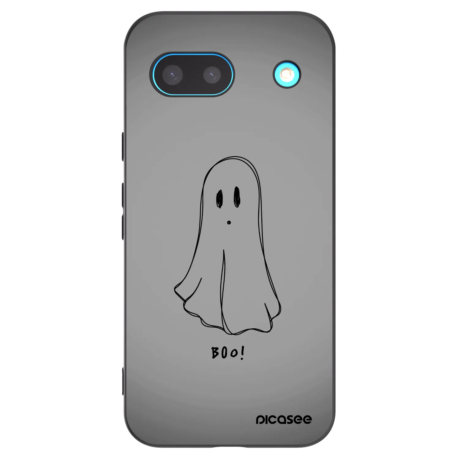 Picasee fekete szilikon tok az alábbi mobiltelefonokra Google Pixel 8a - Ghost