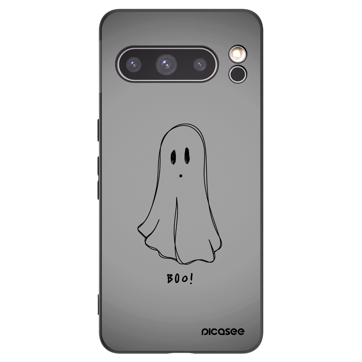 Picasee fekete szilikon tok az alábbi mobiltelefonokra Google Pixel 8 Pro - Ghost