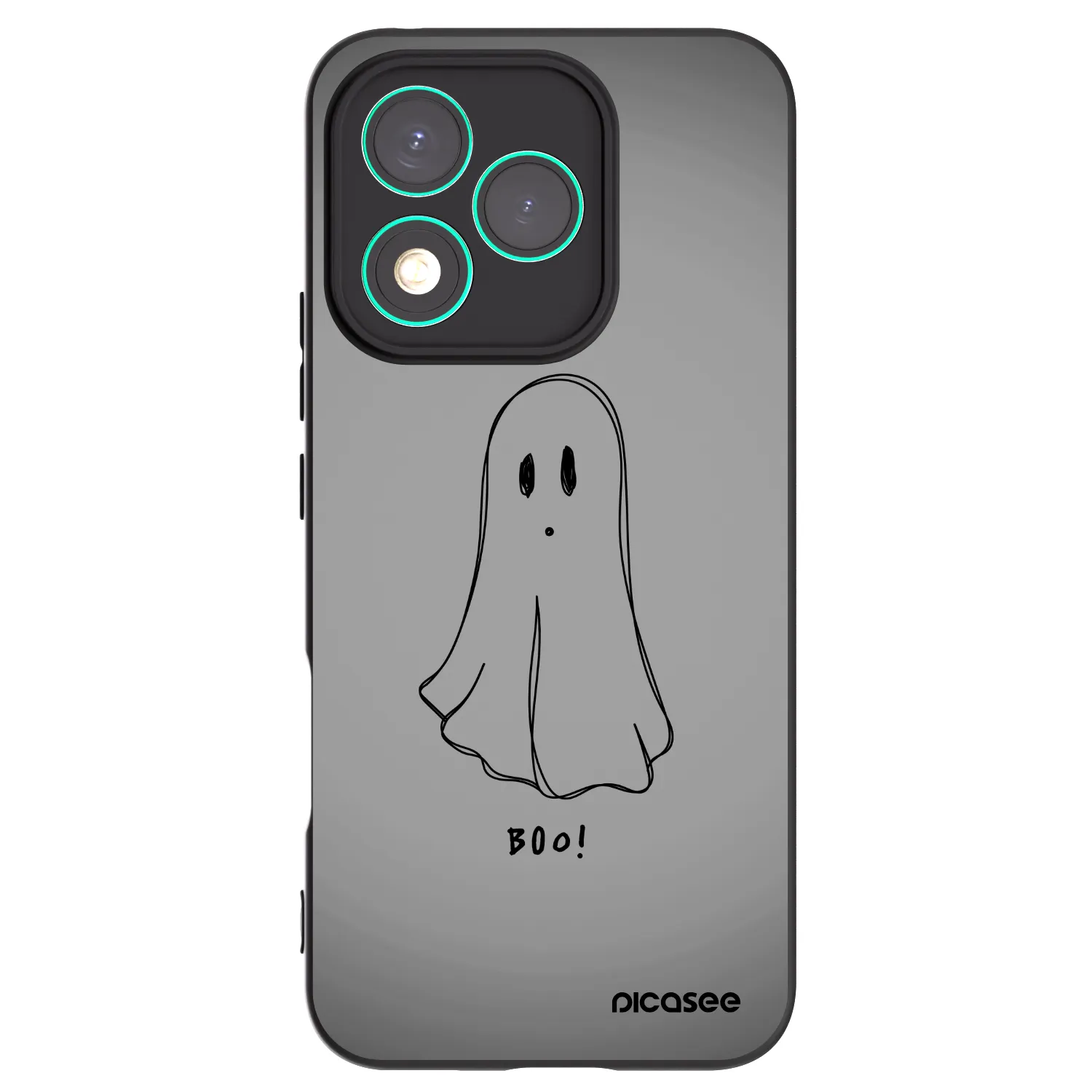 Picasee fekete szilikon tok az alábbi mobiltelefonokra Honor 400 Lite 5G - Ghost