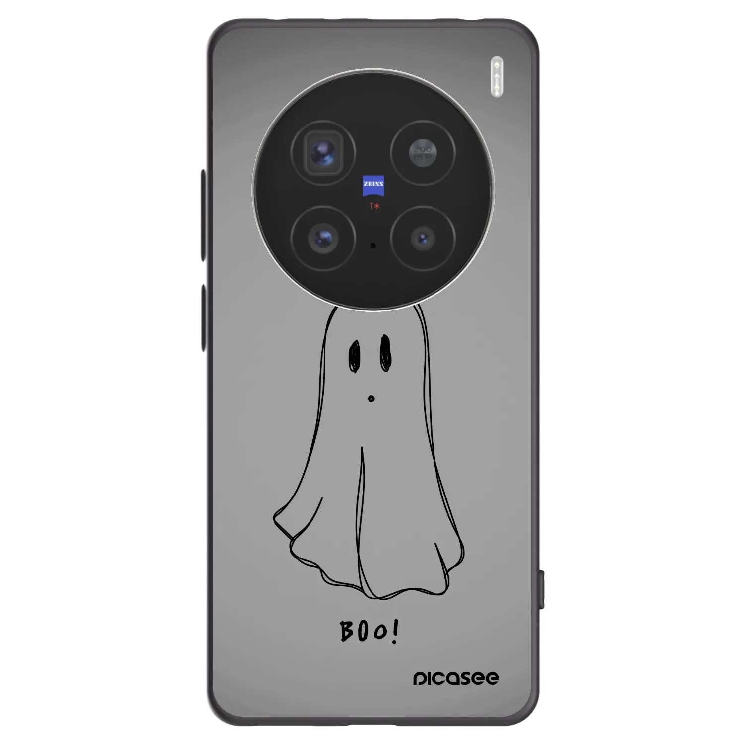 Picasee fekete szilikon tok az alábbi mobiltelefonokra Vivo X200 Pro - Ghost