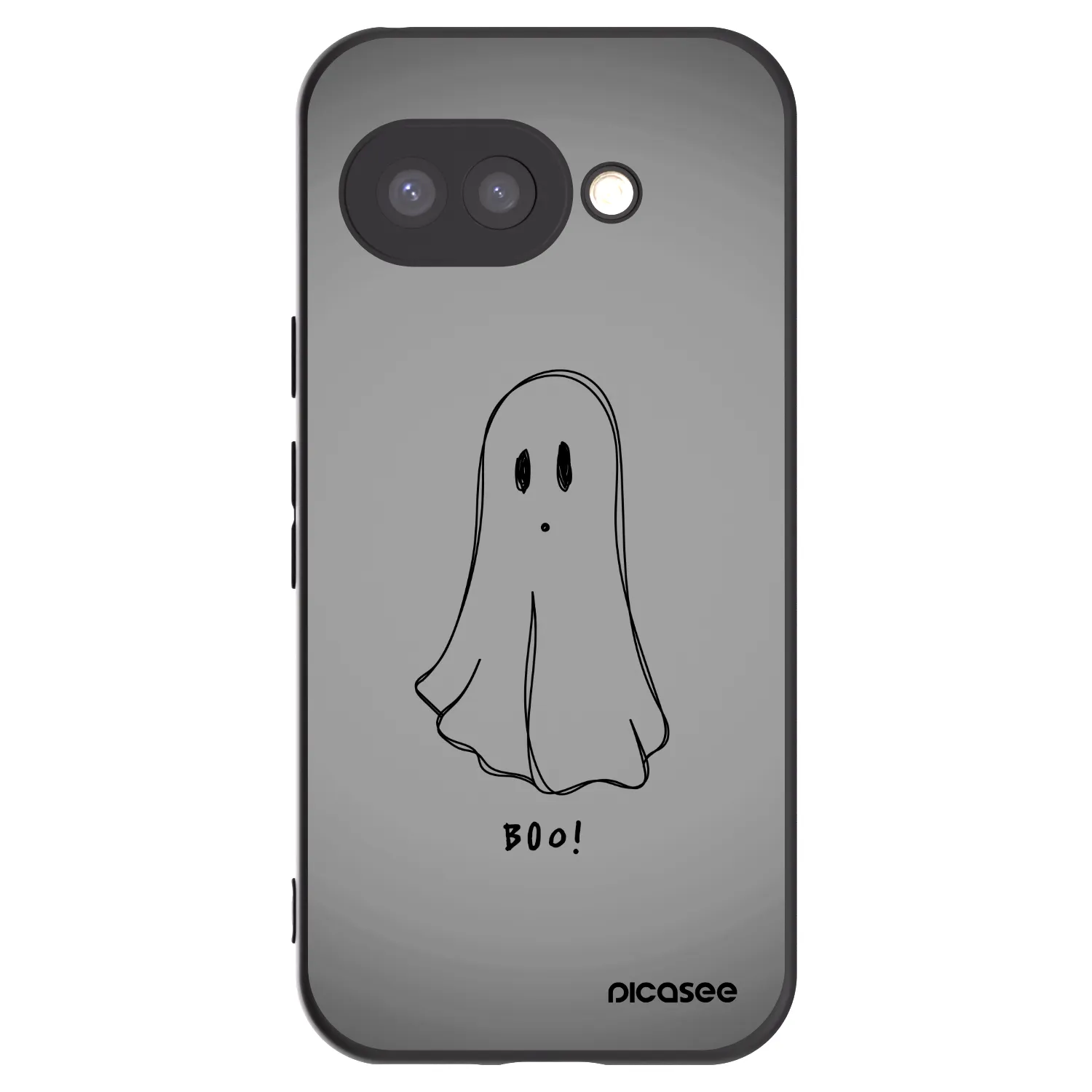 Picasee fekete szilikon tok az alábbi mobiltelefonokra Google Pixel 9a - Ghost
